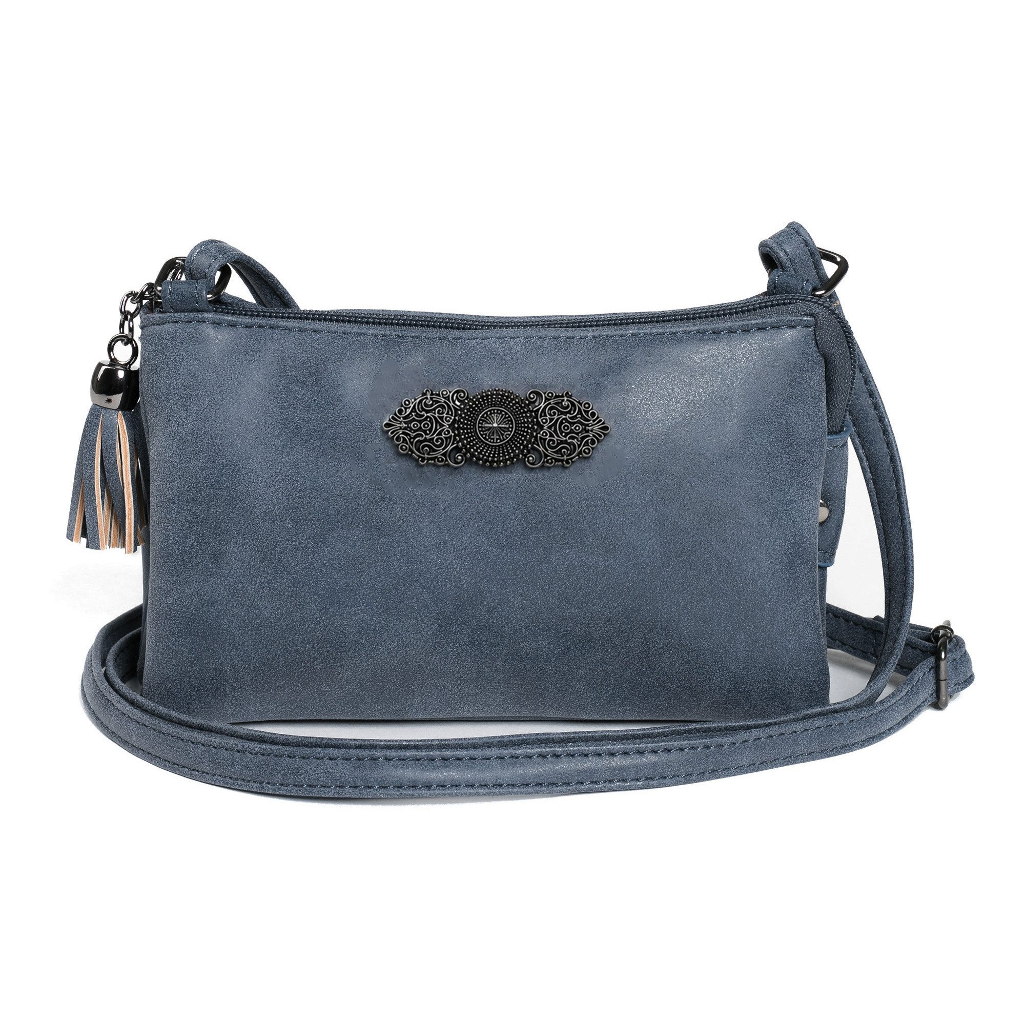 Der Trachtler Trachtentasche Damen Dirndltasche mit Zierteil, - stilvolles Trachten-Accessoire