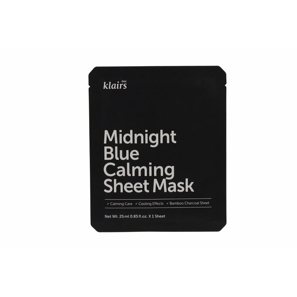 Dear Klairs Gesichtsmaske KLAIRS Midnight Blue Calming Sheet Mask 25ml