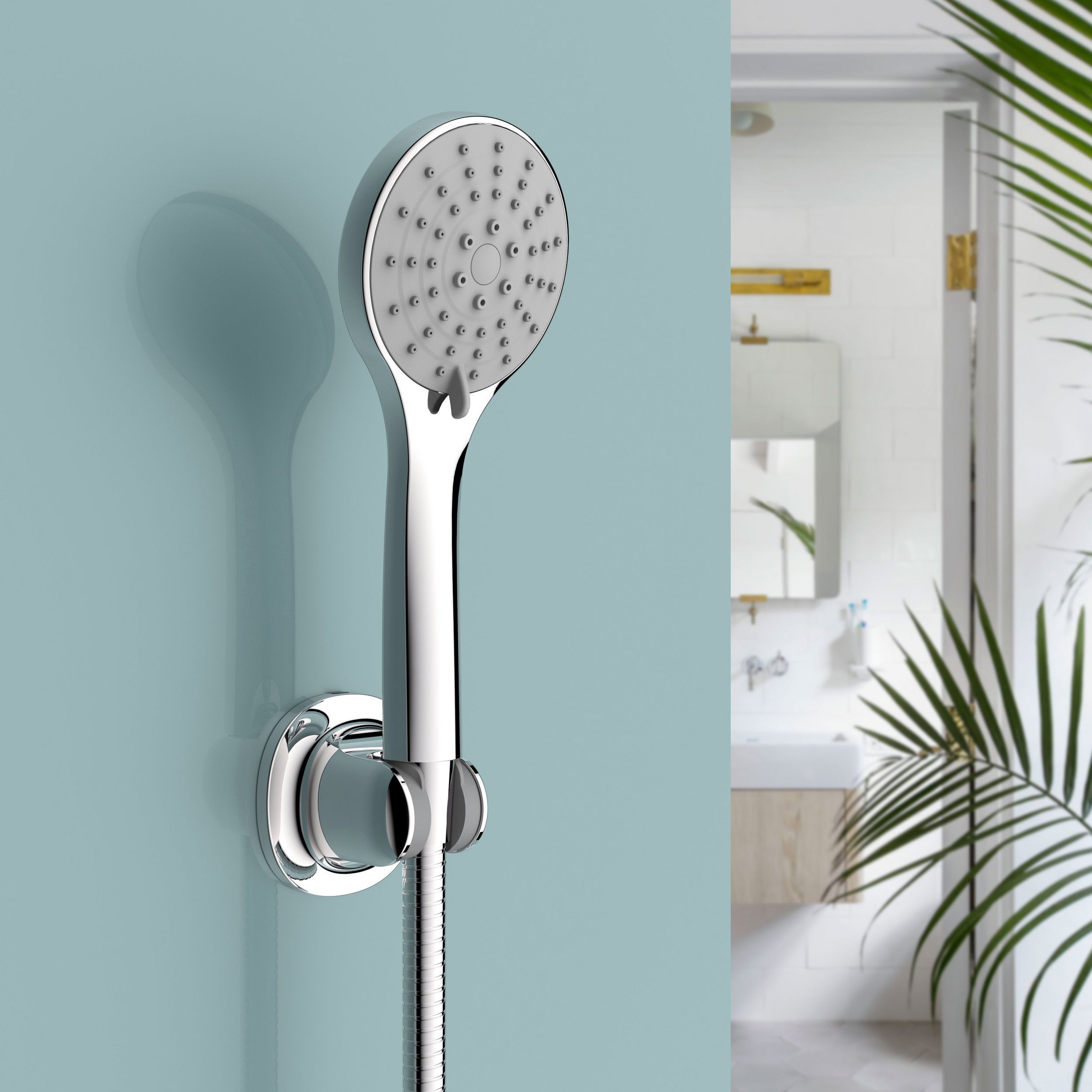 Zedelmaier Handbrause Handbrausehalter Wandhalterung, (HSD100RS, 1 Handbrau günstig online kaufen