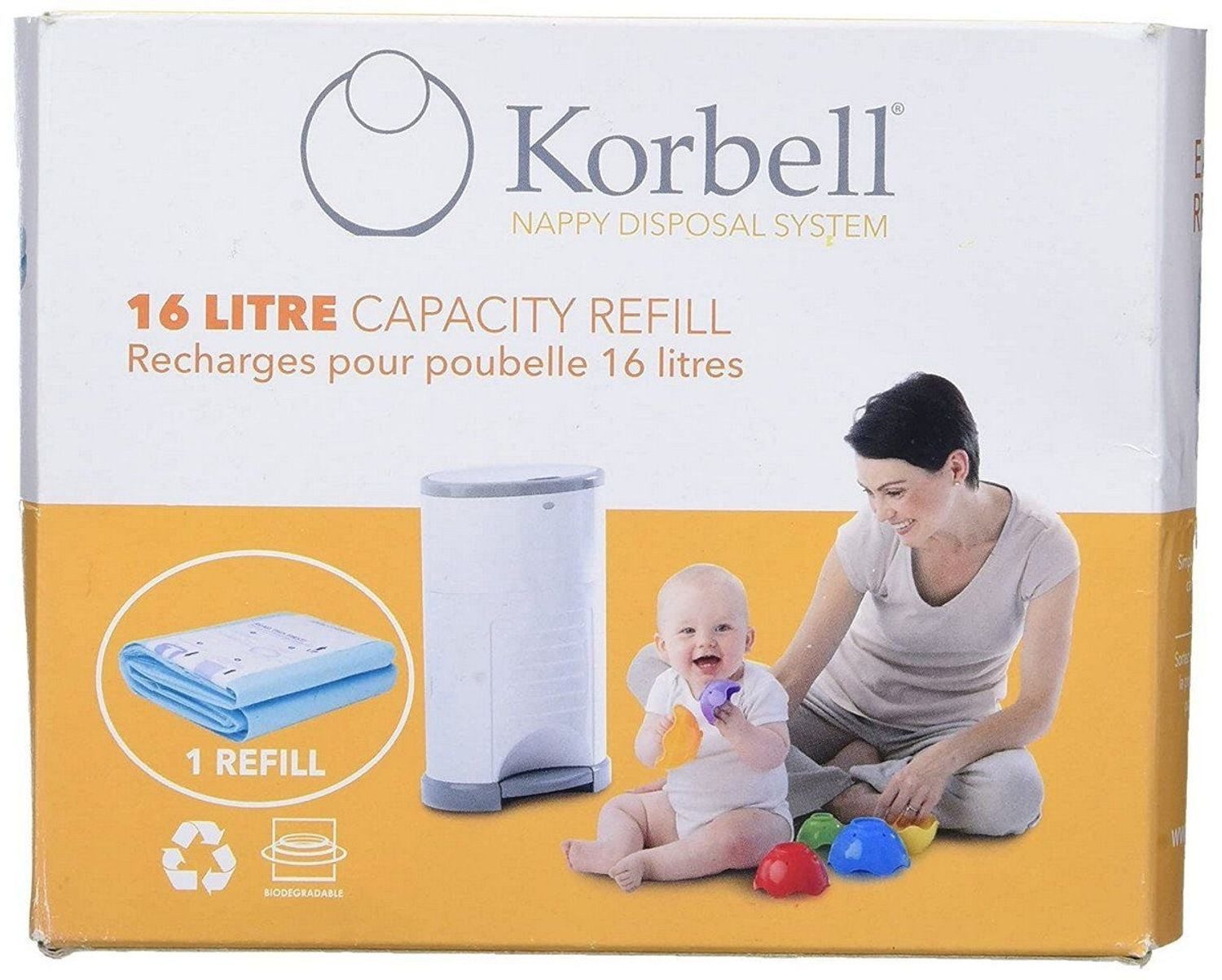 Windeleimer 15 Liter 1er Pack