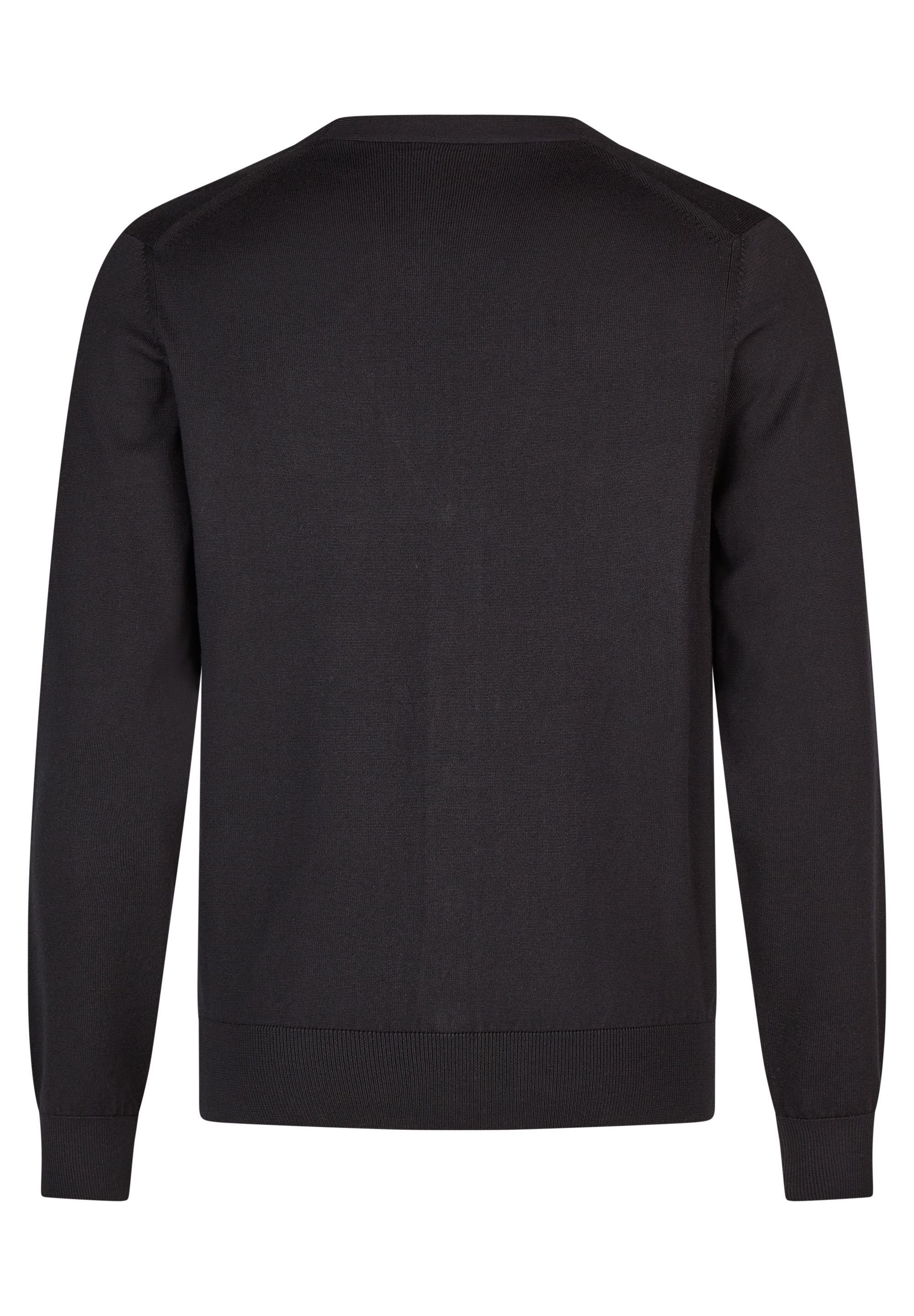 HECHTER PARIS V-Ausschnitt-Pullover mit Knopfverschluss