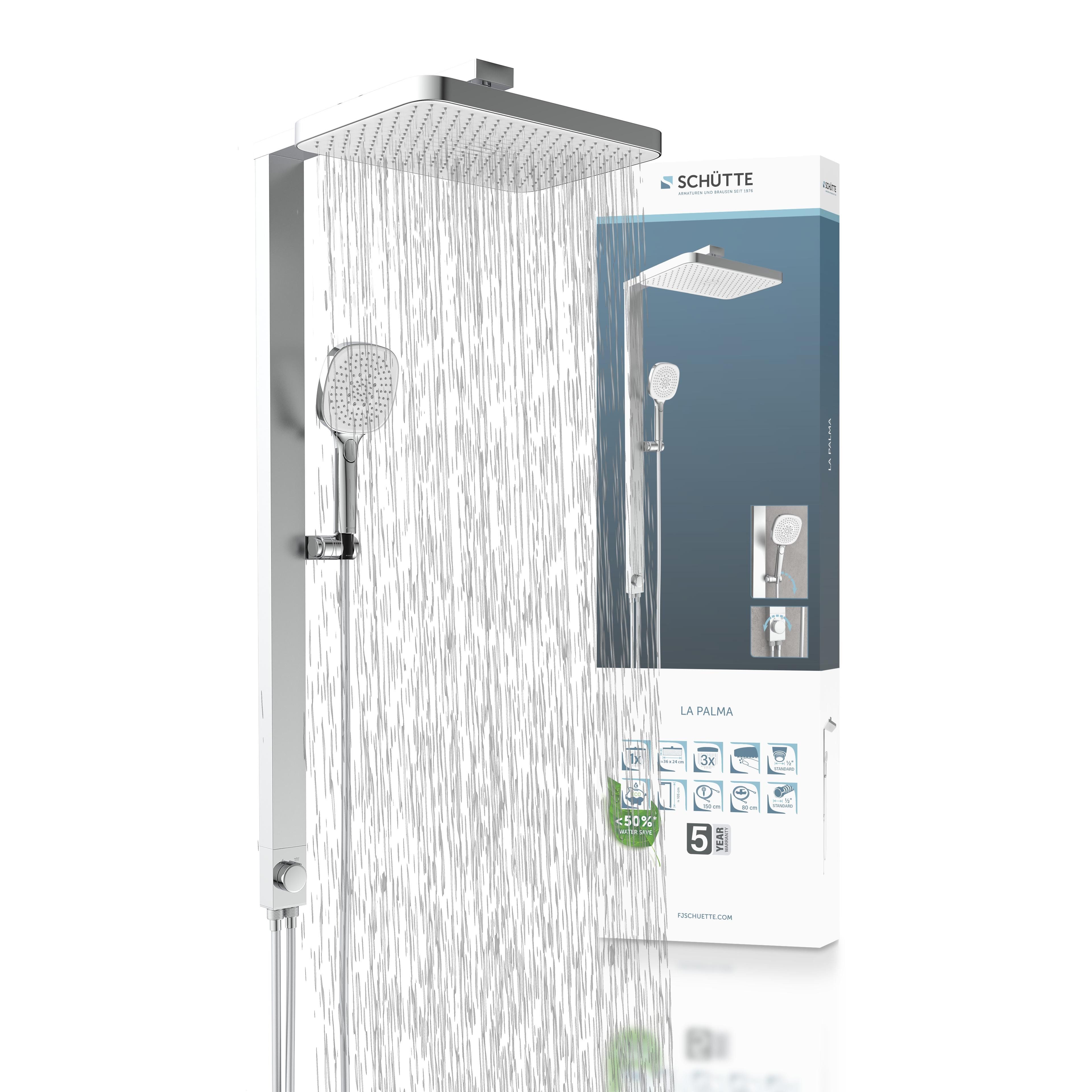 Schütte Brausegarnitur LA PALMA, Höhe 105 cm, 3 Strahlart(en), Komplett-Set günstig online kaufen