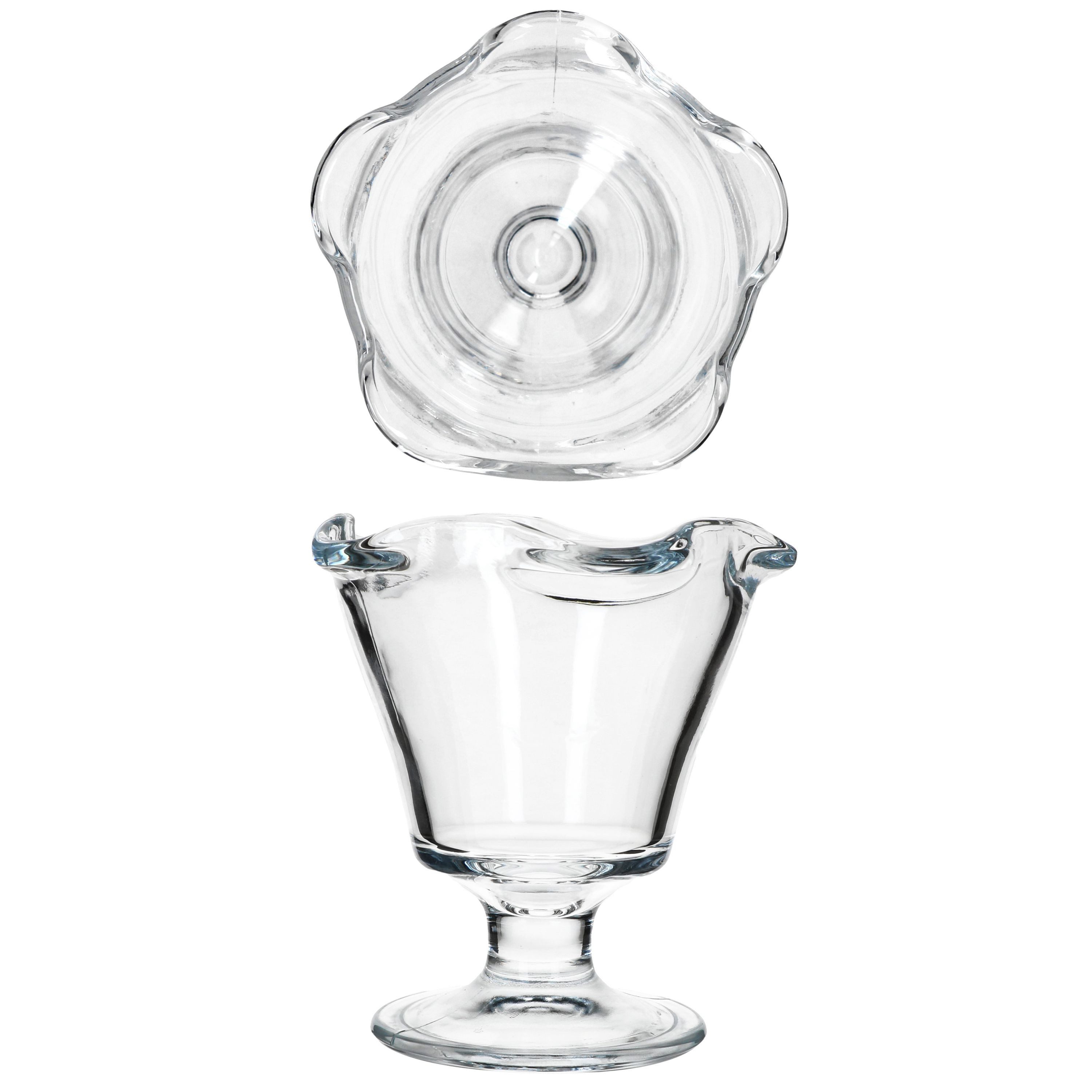 MamboCat Eisschale 6x Rom Eisbecher Glas klar 200ml Dessert-Schale Früchte-Becher Obst, Glas – Bild 4 von 5