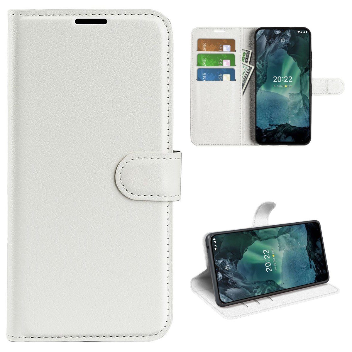 CoverKingz Handyhülle Hülle für Nokia G21/G11 Handyhülle Flip Case Schutzhülle Cover Tasche