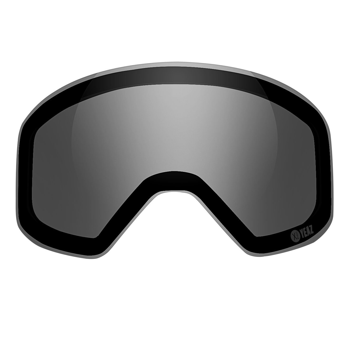 YEAZ Skibrille APEX Magnetisches Wechselglas, Magnetisches Wechselglas schwarz