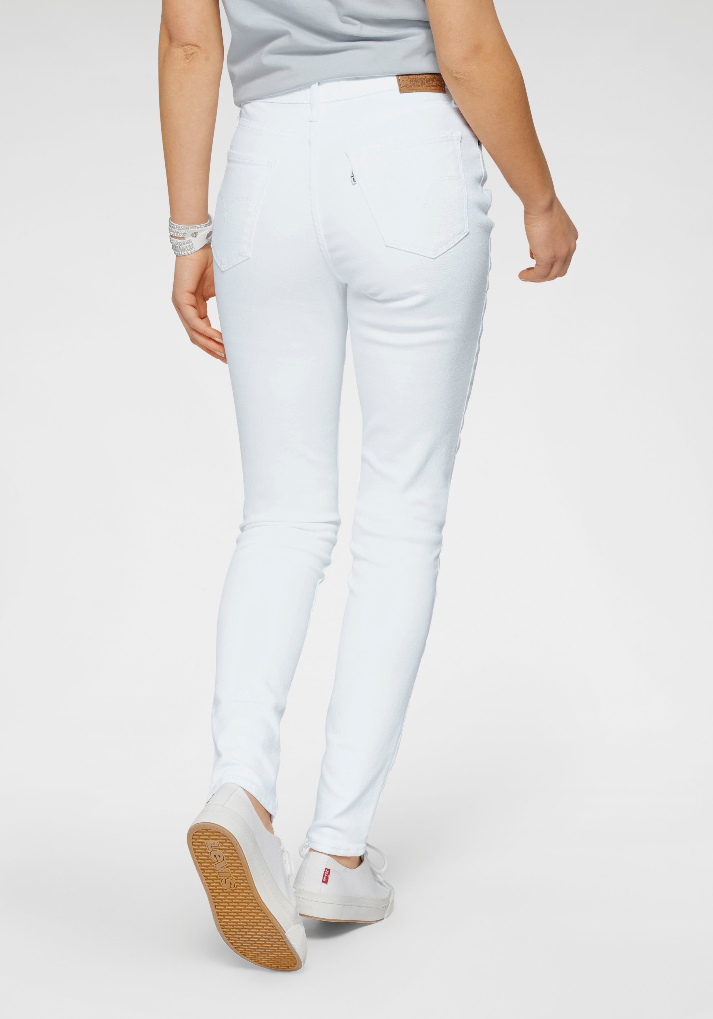 mit rise Bund skinny High Levi's® white hohem Skinny-fit-Jeans 721