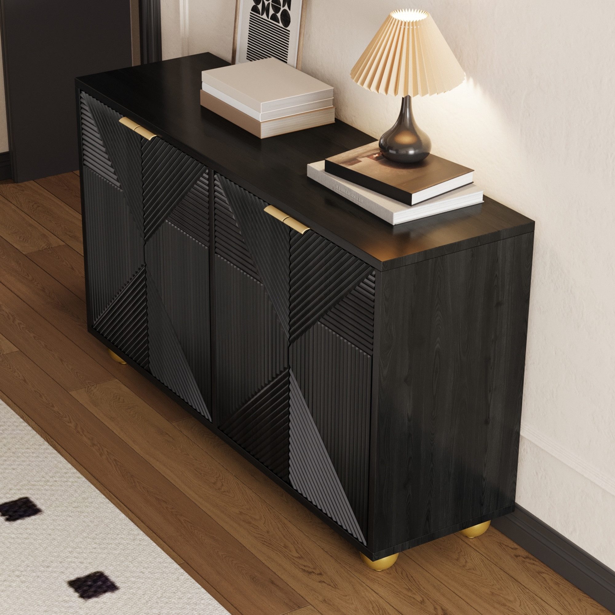 SOFTWEARY Sideboard Breite 120 cm, matt