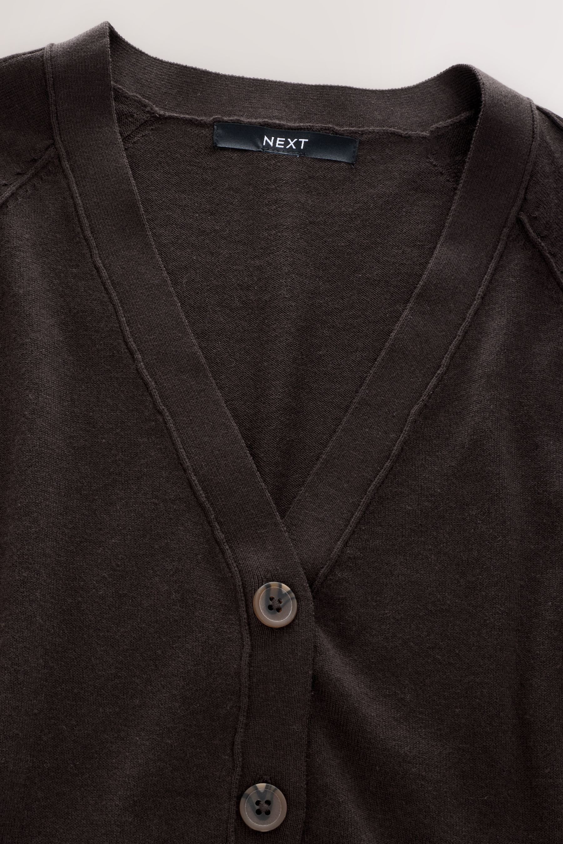 Next Strickjacke Strickjacke mit V-Ausschnitt, Kurzgröße günstig online kaufen