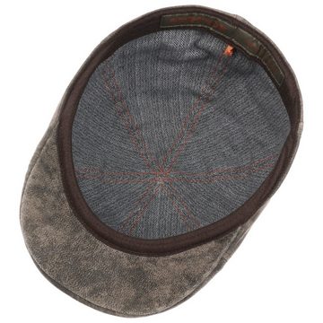 Stetson Flat Cap (1-St) Ledercap mit Schirm