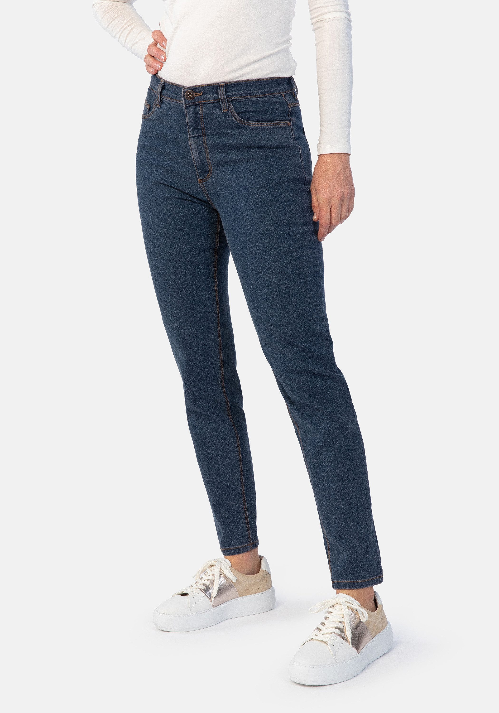 STOOKER WOMEN 5-Pocket-Jeans Nizza Denim Tapered Fit Tapered Fit Casual Cle günstig online kaufen