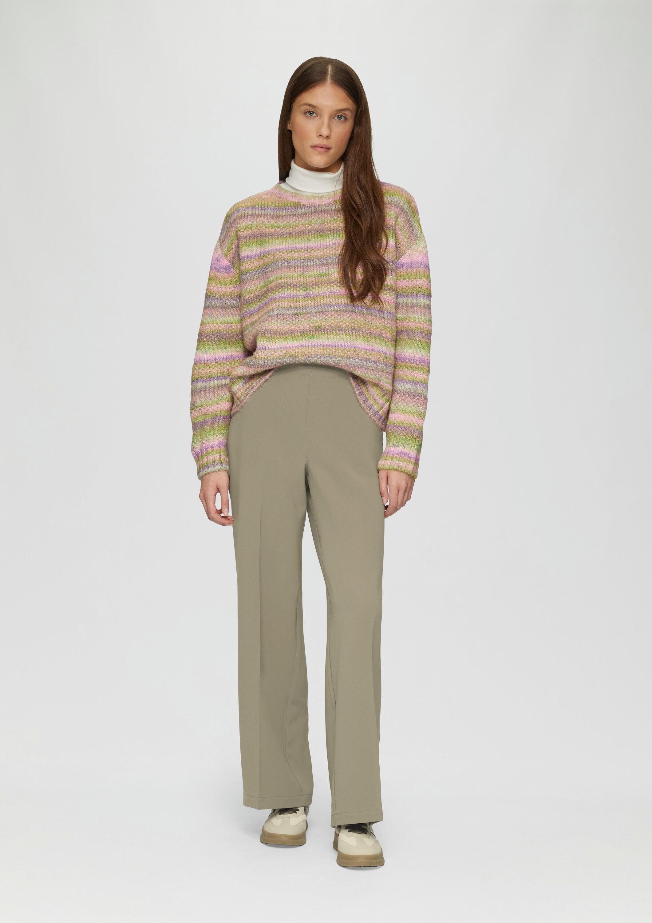 s.Oliver Chinos Hose Wide-Leg-Hose mit elastischem Bund günstig online kaufen