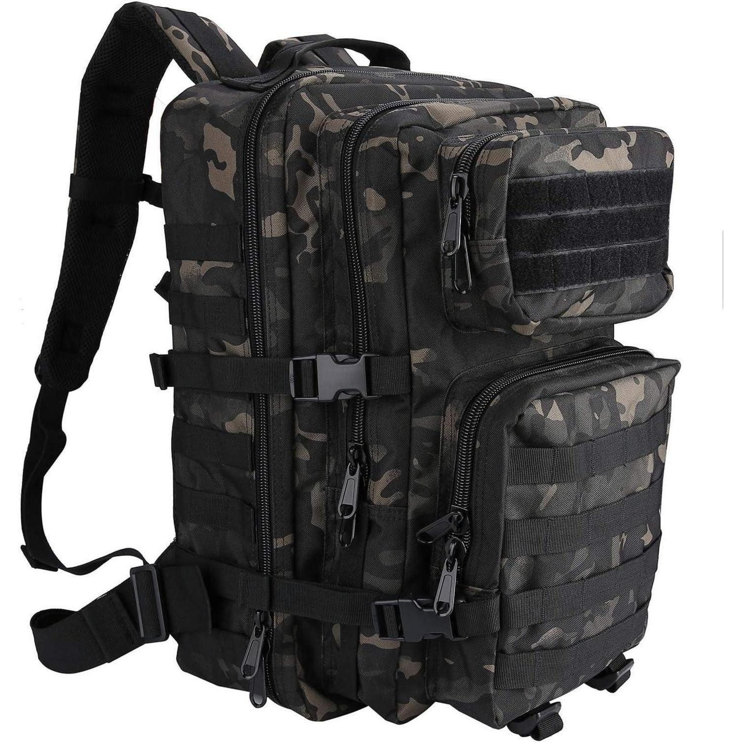 Trekkingrucksack Rucksack 40L Taktische Militär 3 Tage Assault Pack Outdoor Camoblack