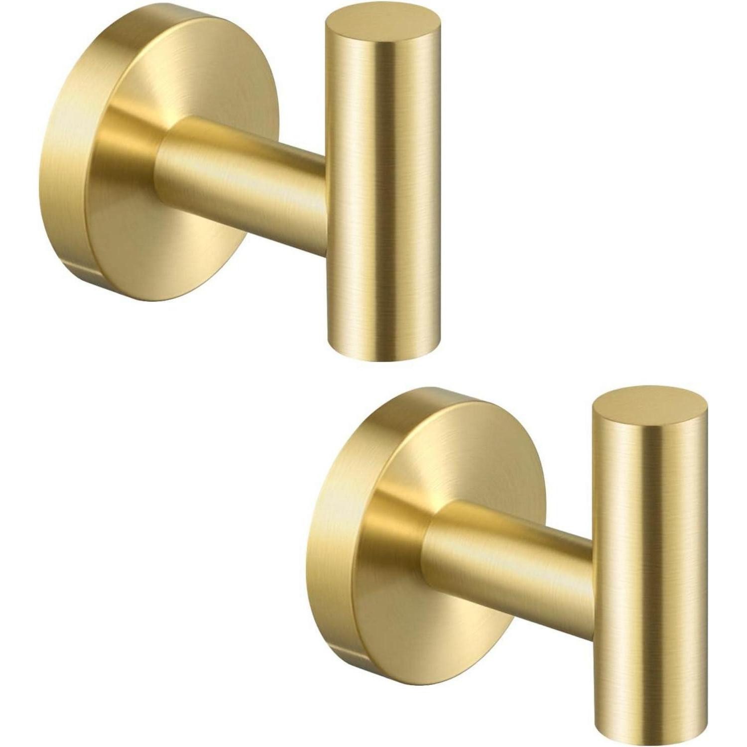 LuxusKollektion Wandhaken Kleiderhaken Wandhaken Edelstahl SUS304 Gold 2 Gebürstetes Gold