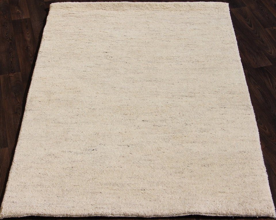 Sona-Lux Teppich Berber Teppich Wollteppich Wolle, meliert, rechteckig, Höhe: 26 mm, Teppich handgeknüpft Wohnzimmer Schlafzimmer Esszimmer