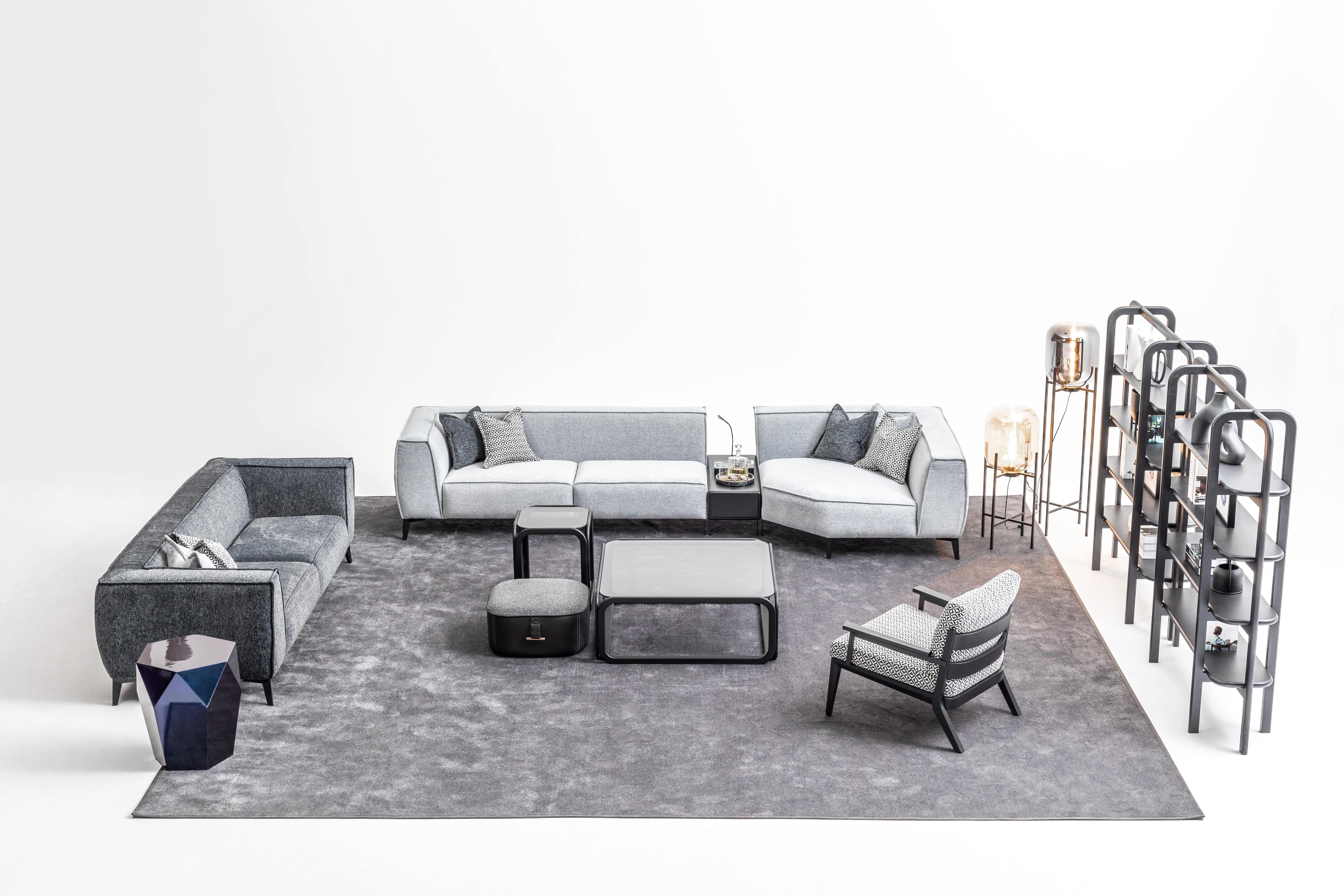 JVmoebel Wohnzimmer-Set Sofagarnitur xxl Couch Textil Sofa 5+3+2x Sessel Polster Textil, (Nur Sofa 5+3 Sitzer + 2x Sessel), Made in Europe