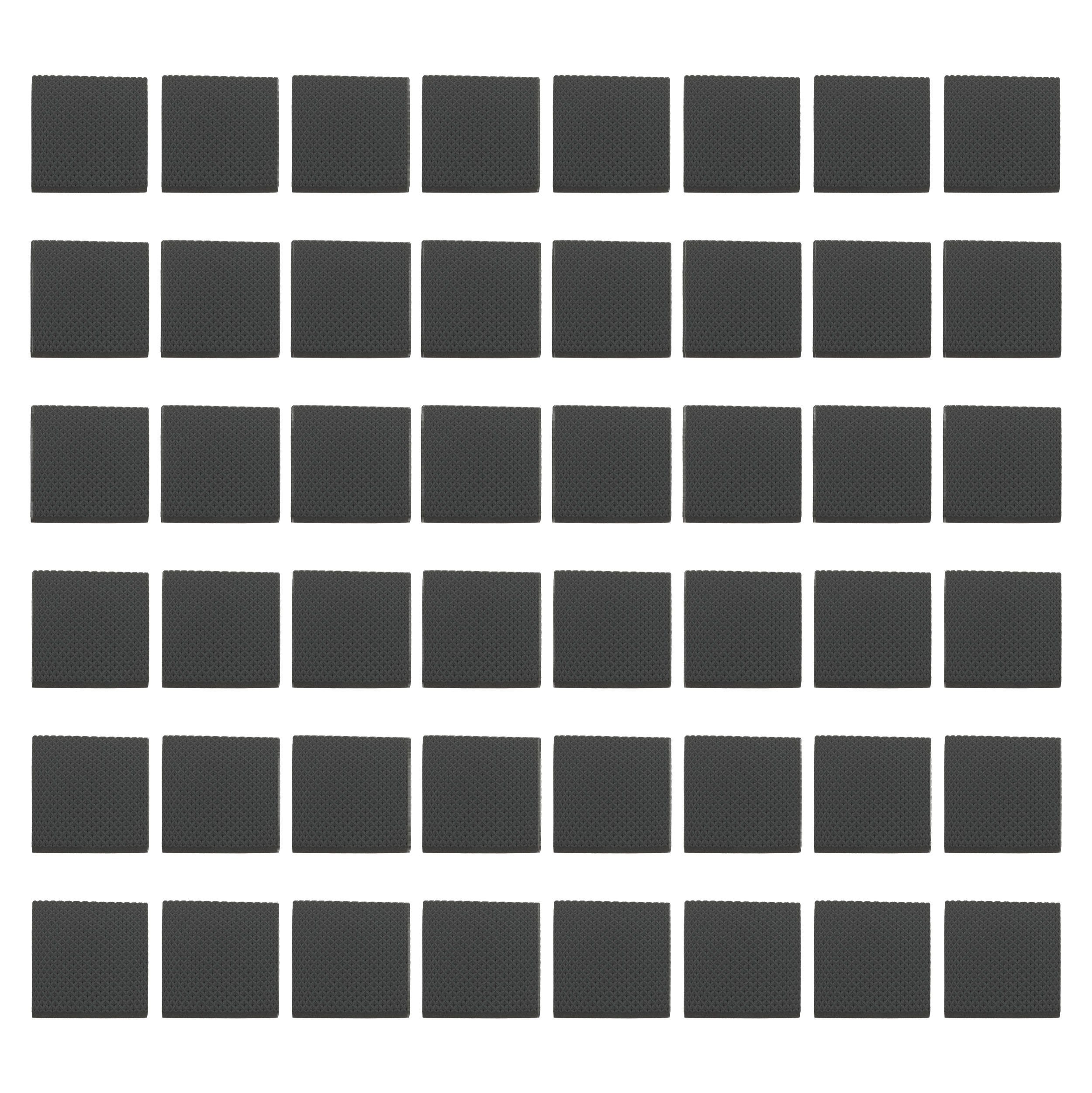 Schaumstoffeinlage 50 x Schaumstoffpolster 80x80x4mm nicht selbstklebend