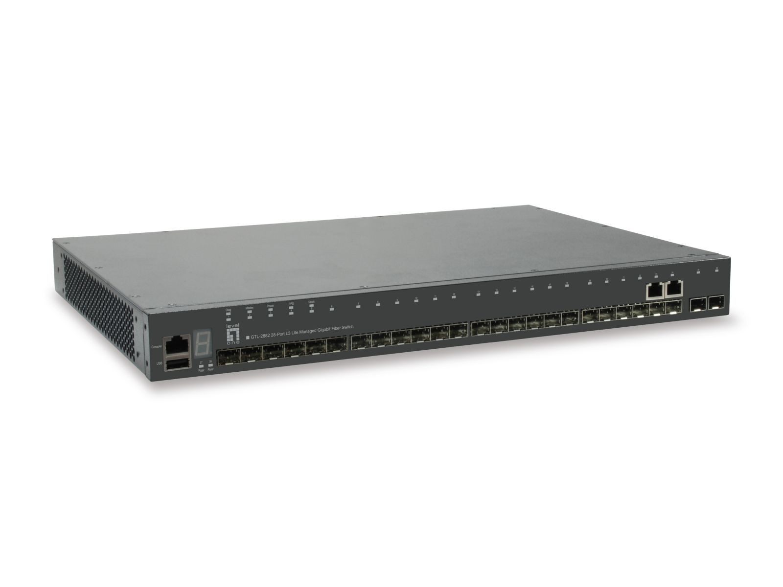 Levelone GTL-2882 - Switch - L3 Lite - managed Netzwerk-Switch