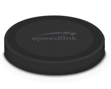 Speedlink PUCK Wireless Charger Ladegerät 10W Ladestation Black Smartphone-Ladegerät (Kabellos Induktiv Flach)