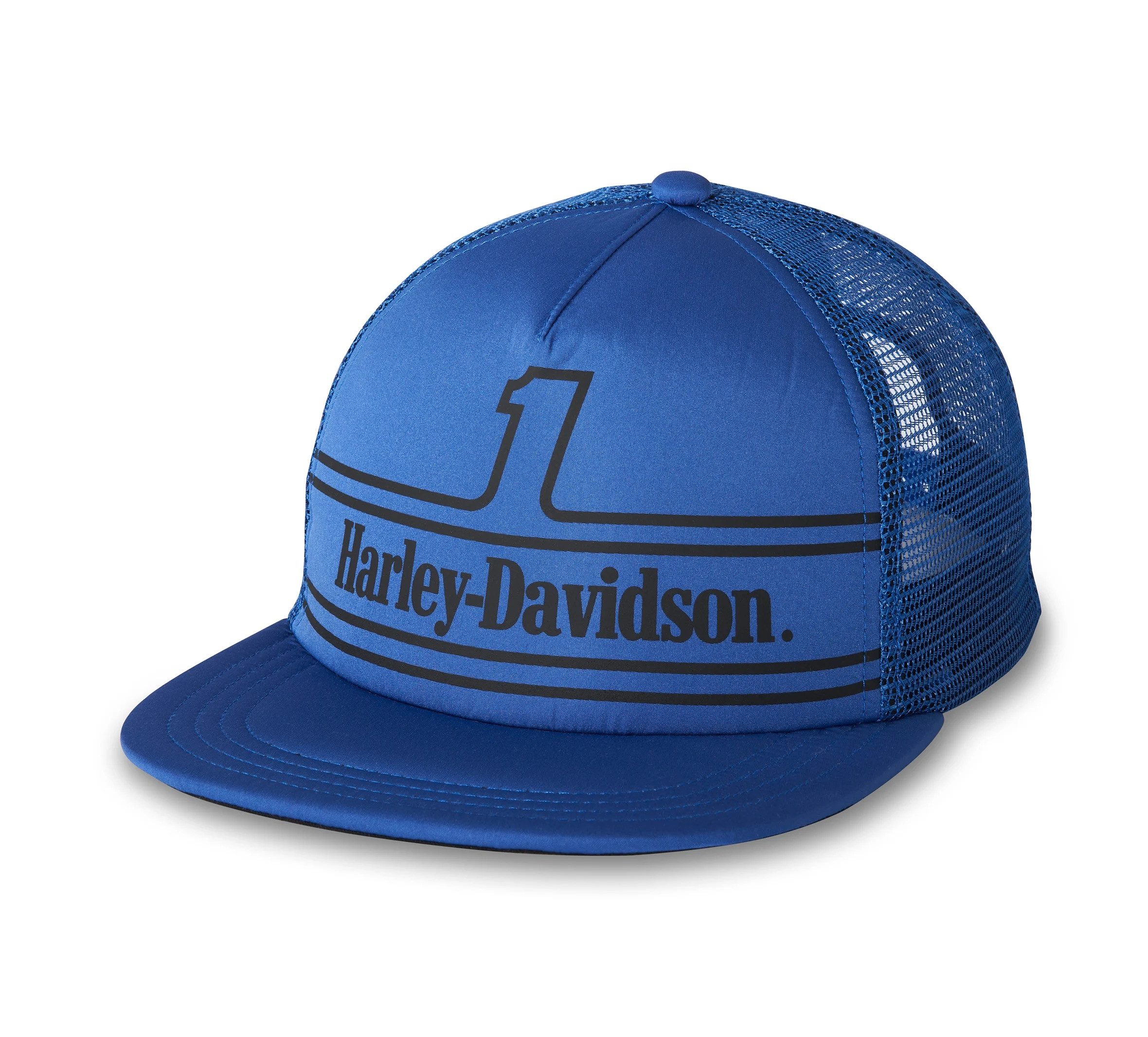 HARLEY-DAVIDSON Baseball Cap Unisex #1 Racing Trucker Cappy Biker Kappe Motorrad Basecap Kappy One-Size