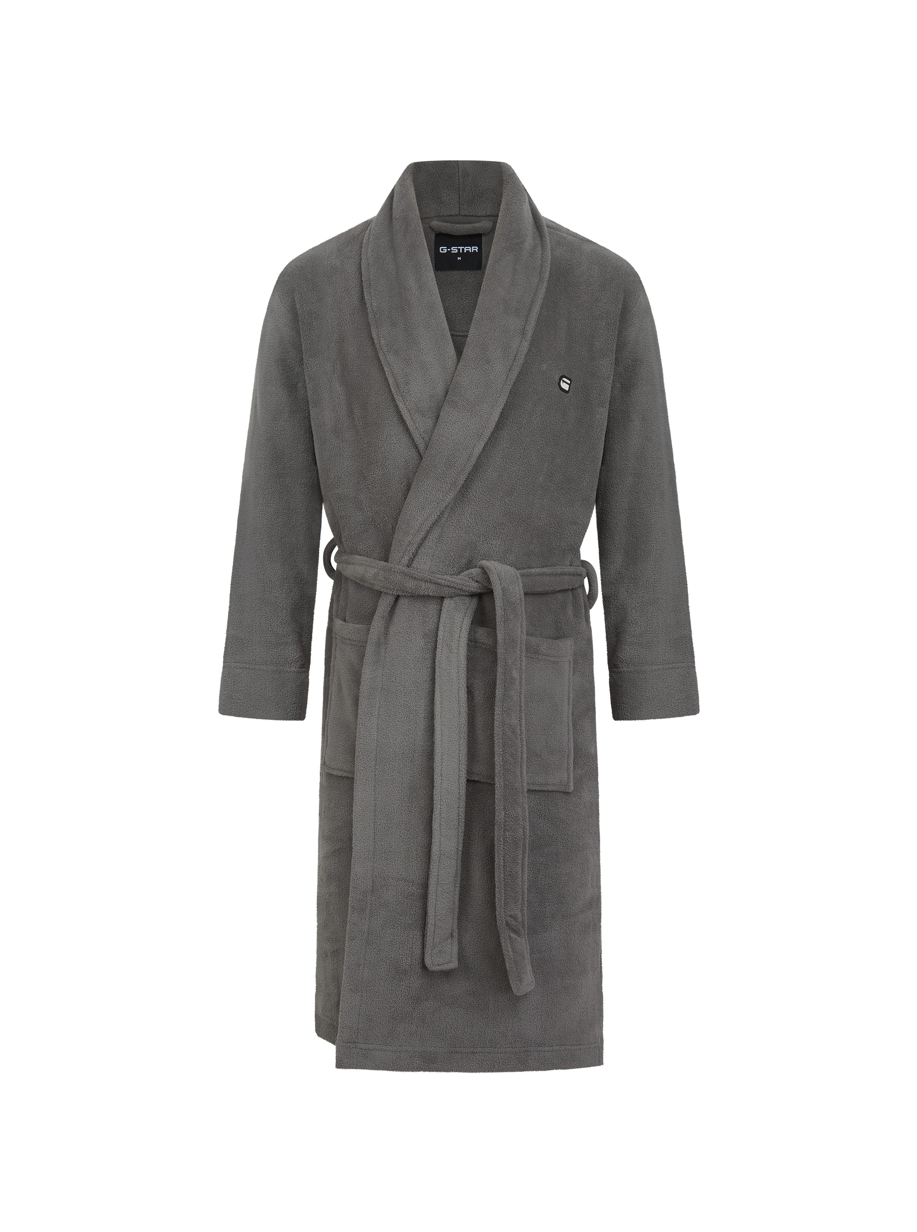 G-STAR Bademantel ARGON, DRESSING GOWN, Midilänge, Kunstfaser, Schalkragen, günstig online kaufen