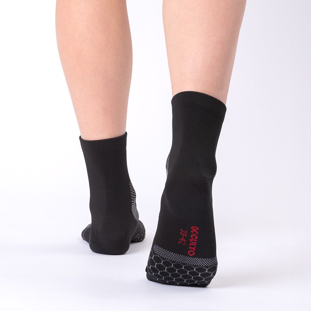 OCCULTO Sportsocken Herren & Damen kurze Rennradsocken 2er Pack (Modell: Thomas) (2-Paar)