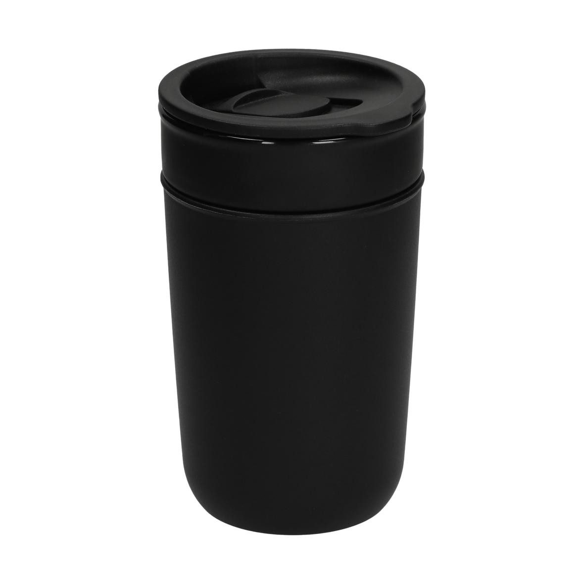elasto Coffee-to-go-Becher Palermo' 360 ml Kaffeebecher to go mit Keramik-Innenbecher, Spülmaschinenfest, robust, Keramik