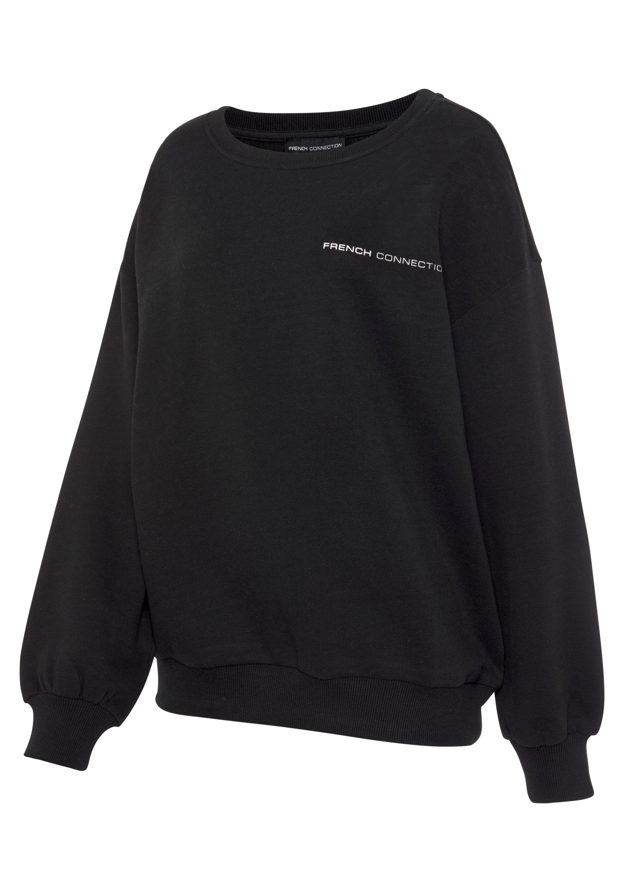 French Connection Sweatshirt mit Schriftzug auf dem Rücken
