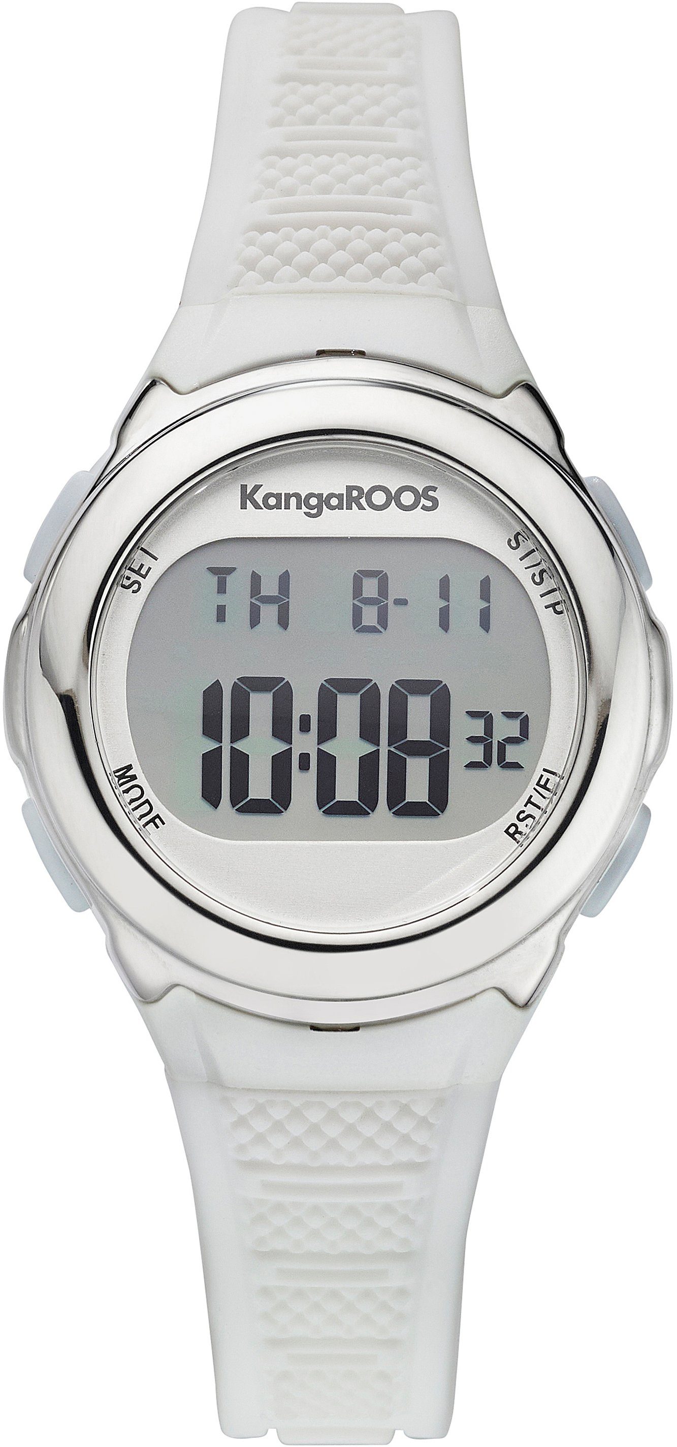 KangaROOS Chronograph, ideal auch aus Geschenk, Armband als weichem Silikon
