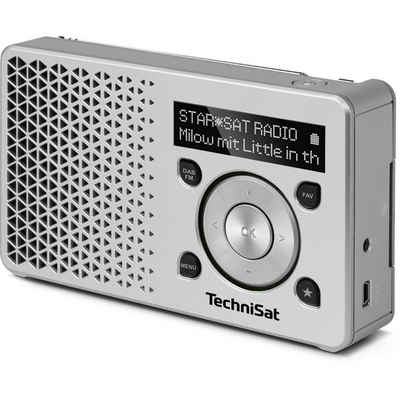 TechniSat DIGITRADIO 1 DAB+ Radio silber/silber Digitalradio (DAB)