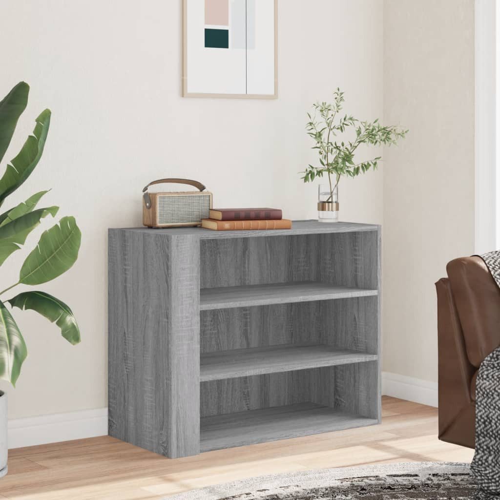 vidaXL Regal Wandregal Grau Sonoma 75x35x60 günstig online kaufen