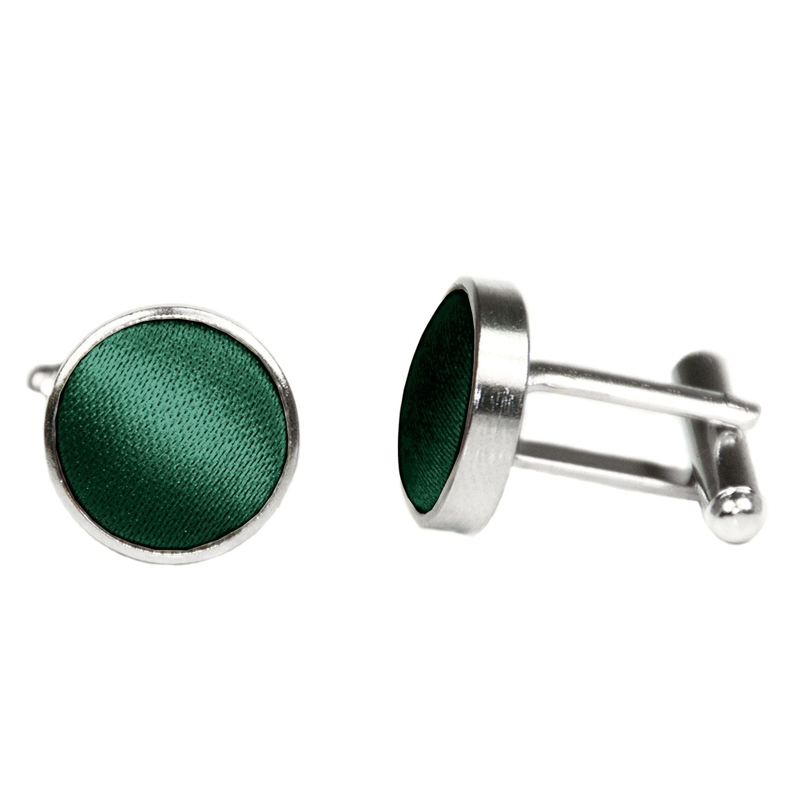 GASSANI Fliege Hochzeitsfliege, Herren-Schleife Kavalierstuch, Hochzeit Bräutigam (Set, 3-St., Fliegenset, mit Einstecktuch, Manschettenknöpfe) Uni, Seide-Touch-Finish, Vor-Gebunden Verstellbar