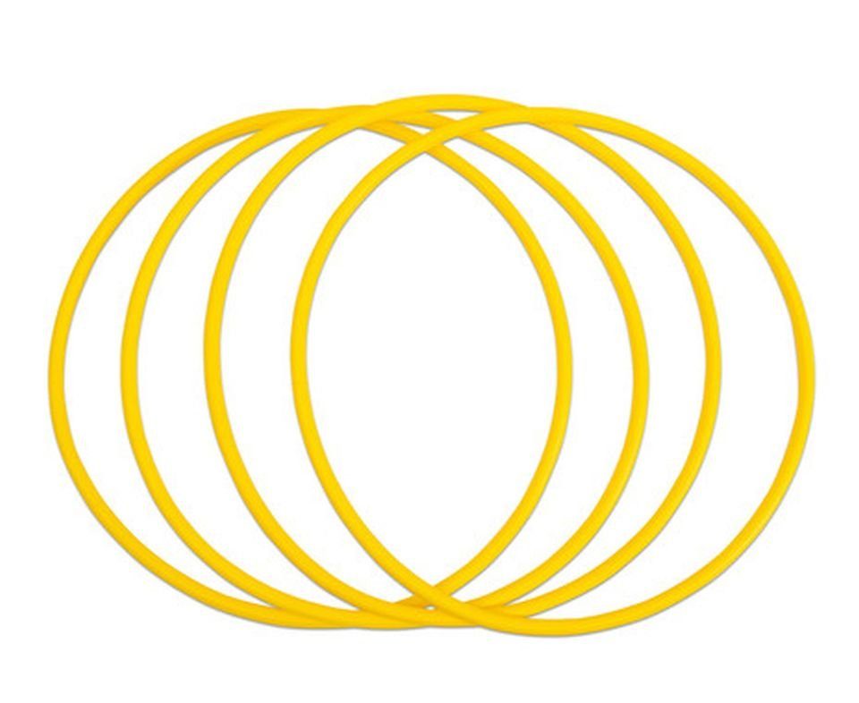 Betzold Sport Gymnastik-Reifen Hula-Hoop-Reifen gelb Kinder