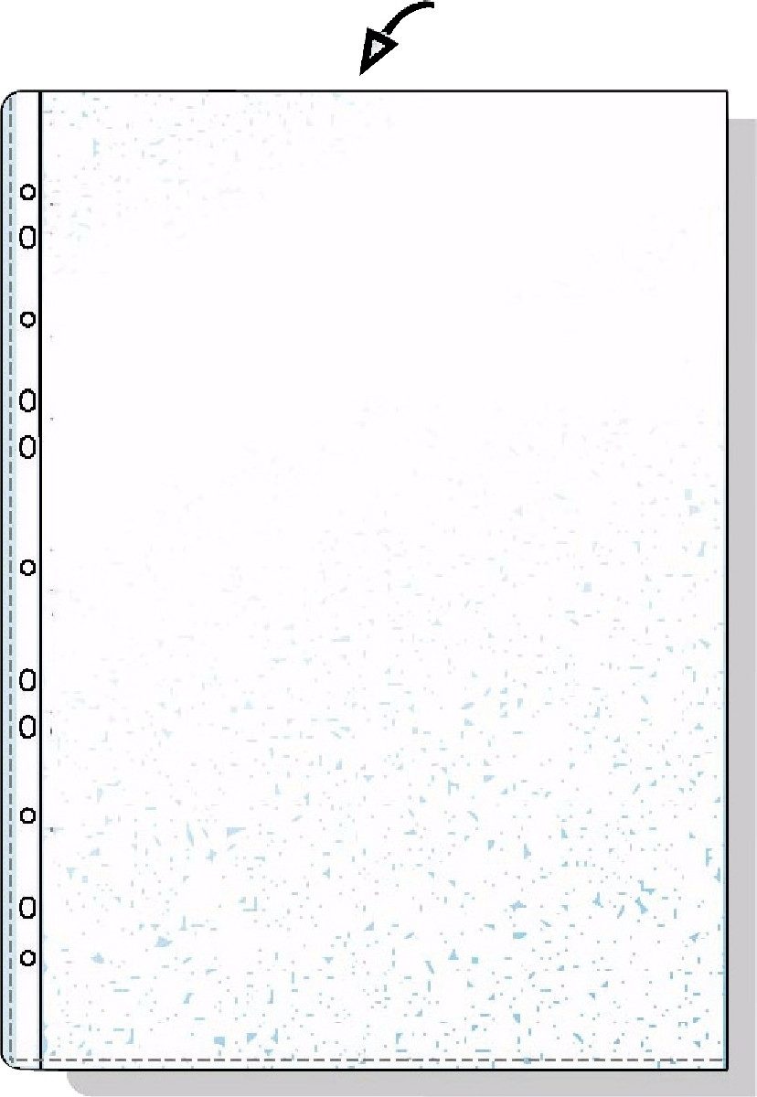 HETZEL Prospekthülle Prospekthüllen A4 50my PP glasklar VE=100 Stück