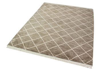 Teppich Orientteppich Kelim Design mit Ornamenten in Beige, Teppich-Traum, rechteckig, Höhe: 8 mm