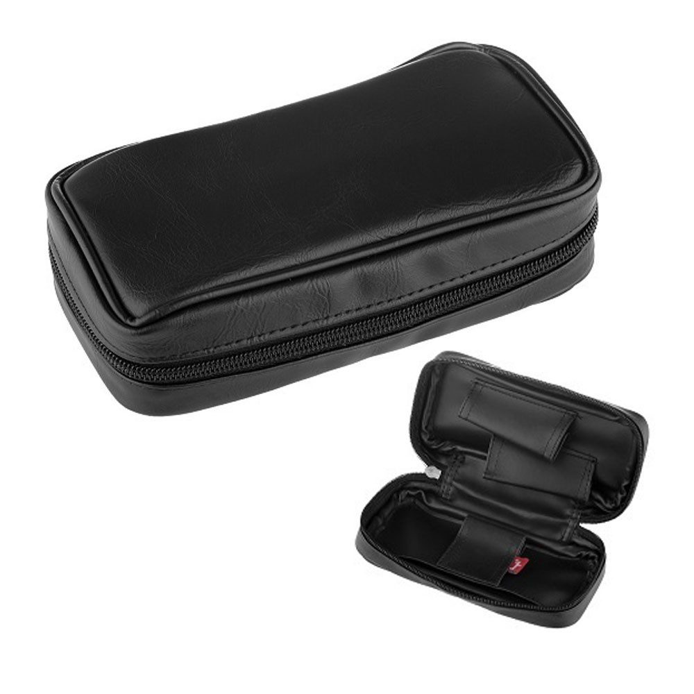 Coumo Tabakbeutel Pfeifen Capri Set, Pfeifentasche, Pfeife Capri gebogen