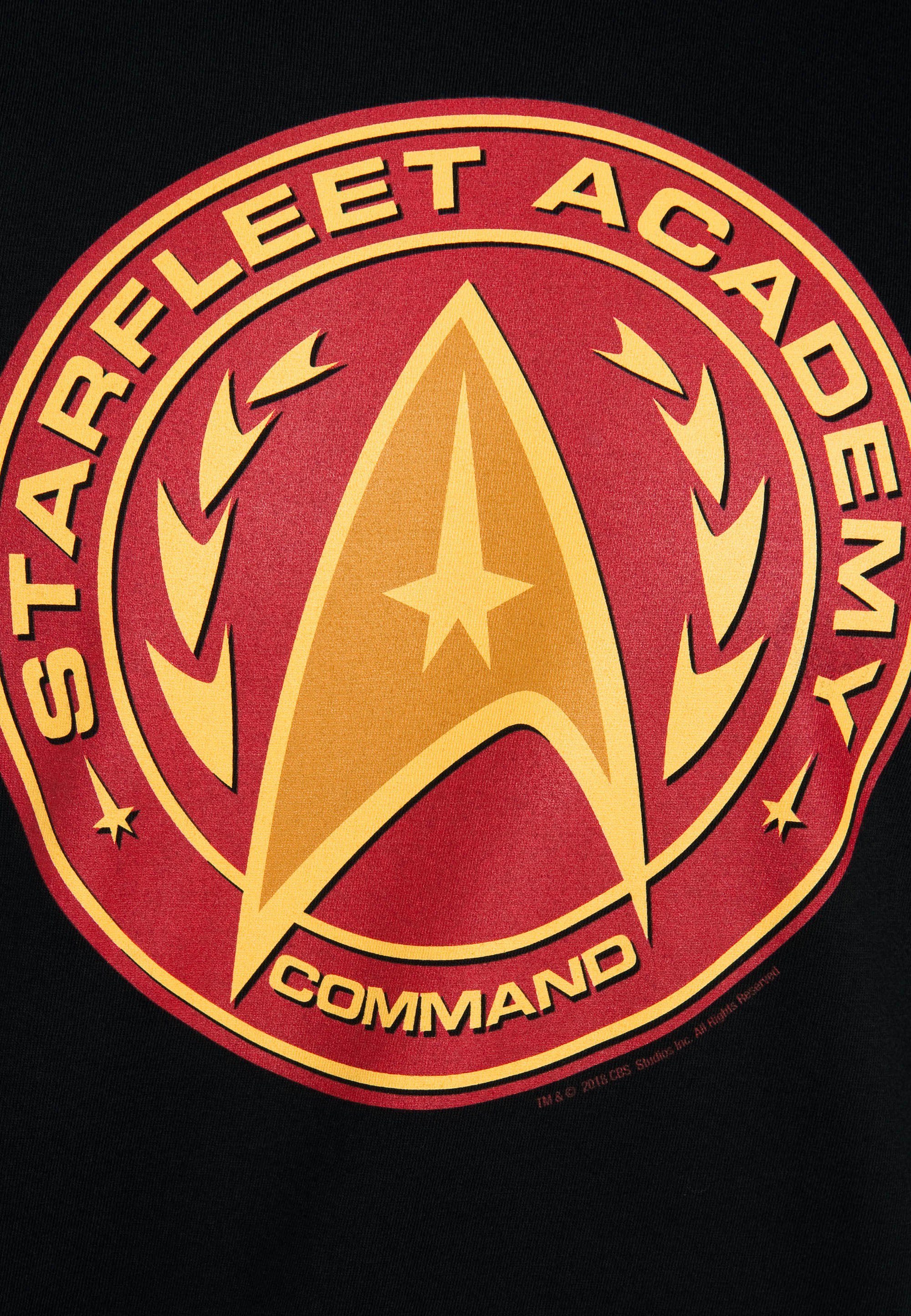 Starfleet Academy Trek - Trek-Print lässigem Star Star mit T-Shirt LOGOSHIRT