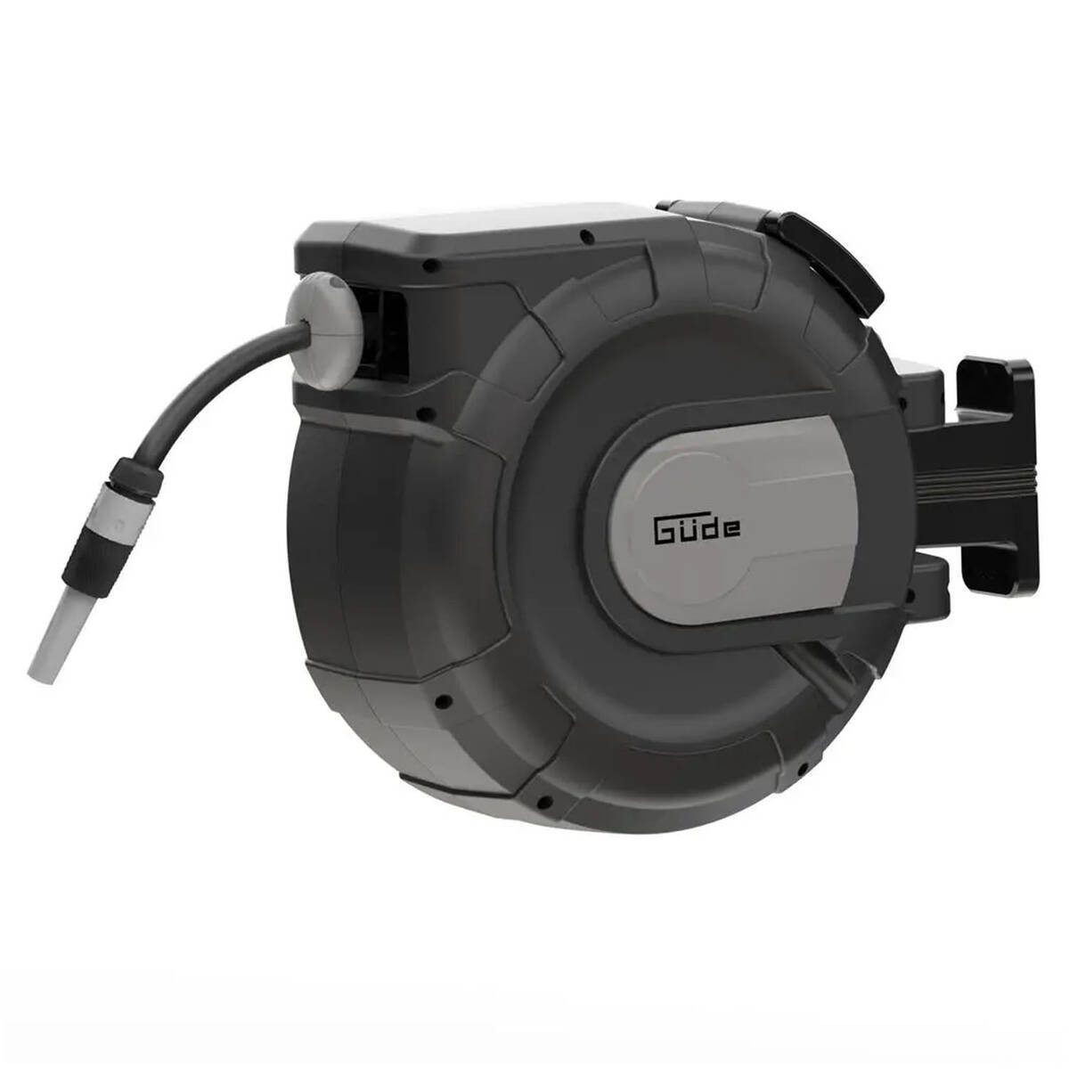 Güde Schlauchtrommel 30-2-2 1/2, (Komplett-Set, inkl. 30 Meter Schlauch), Automatik, Zwei Kupplungen mit Schnellverschluss