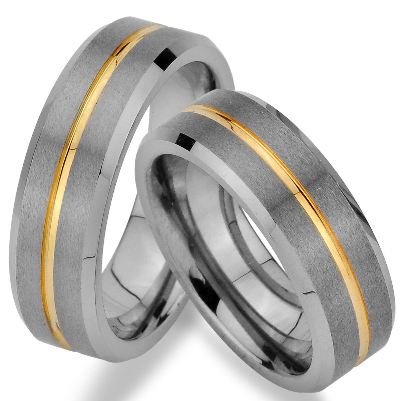 Trauringe123 Trauring 2 WOLFRAM TRAURINGE, RINGE mit IP GOLD Platierung, Hochzeitsringe Verlobungsringe Trauringe Eheringe PartnerringeJW31