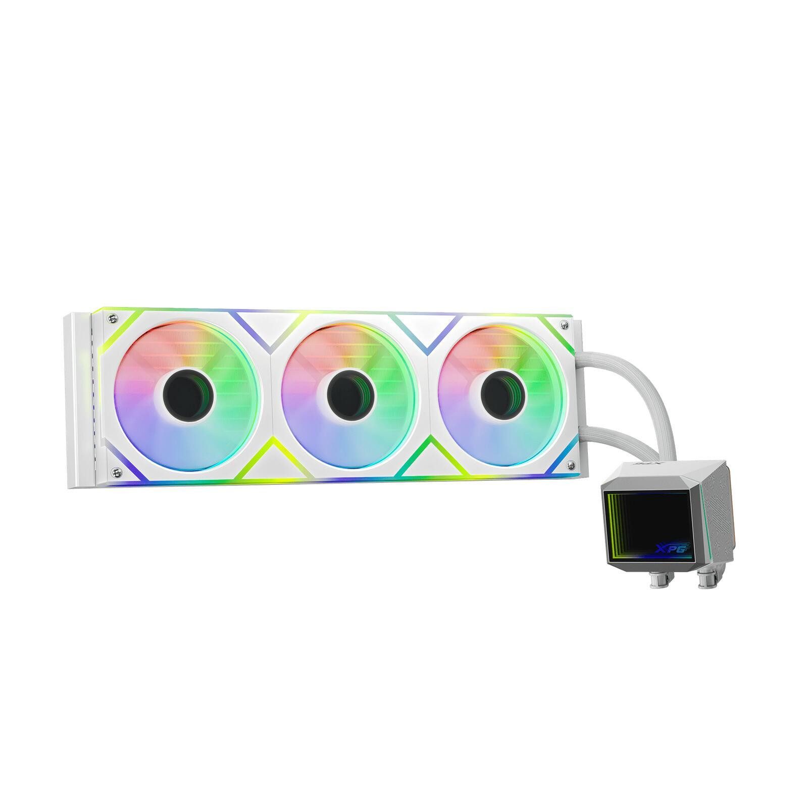 ADATA CPU Kühler XPG LEVANTE II 360, White, Infinite Mirror design