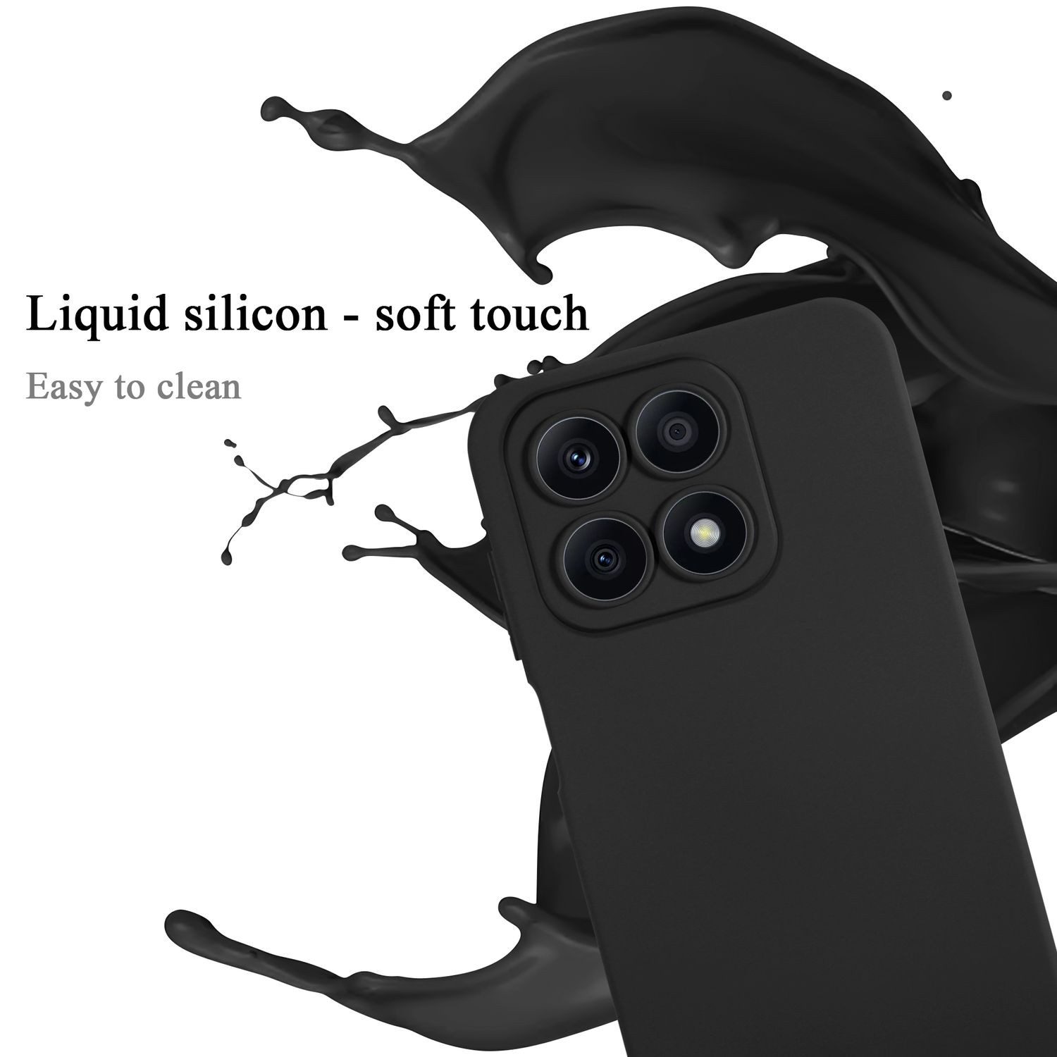 Cadorabo Handyhülle für Honor x8a Hülle Honor x8a, Flexible Hülle TPU Silikon Schutzhülle Back Cover Case