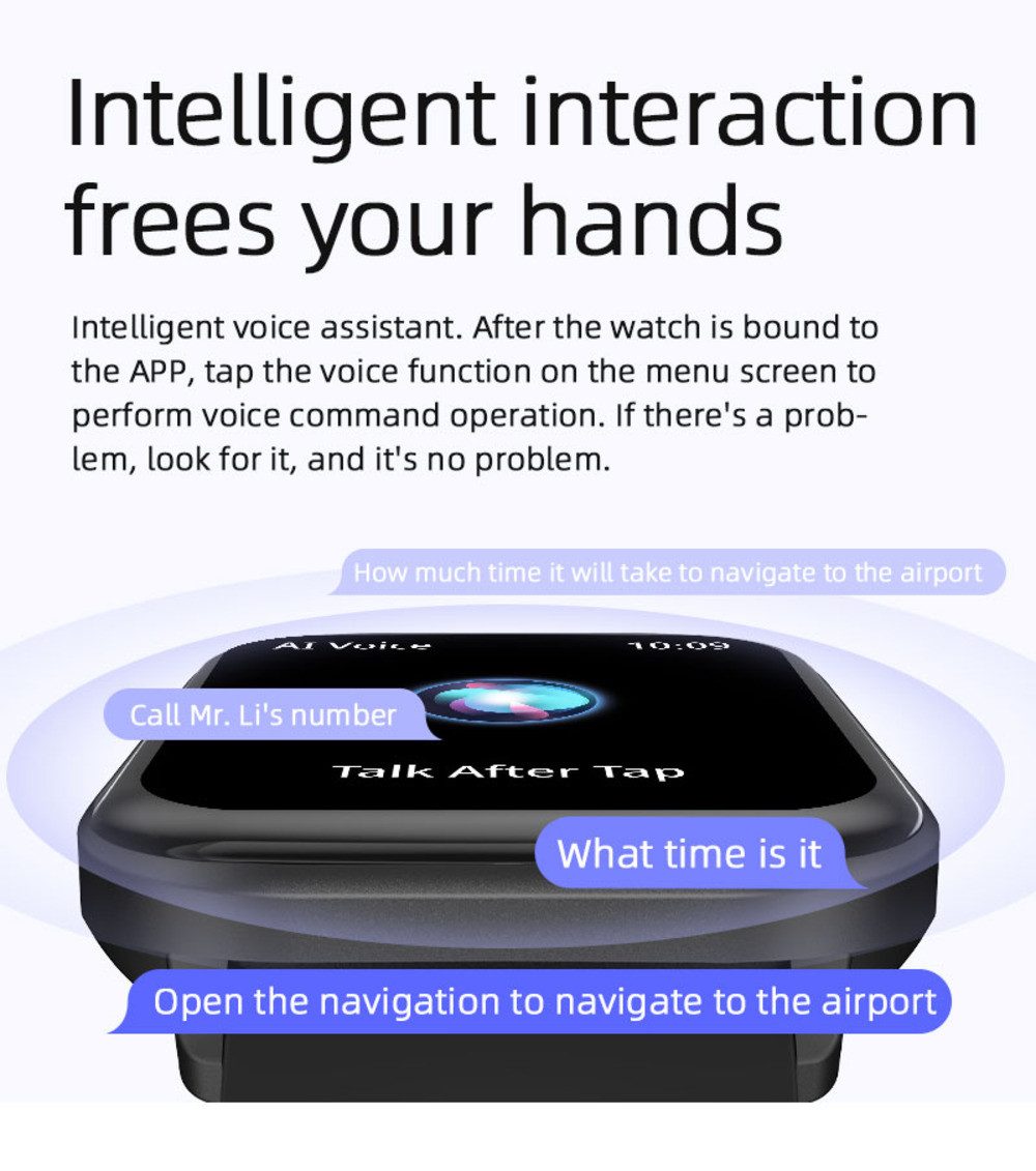 Zevelora Herren's und Damen's IP68 Wasserdicht Fitness-Tracker Telefonfunktion Smartwatch (5,1 cm/2,01 Zoll, Android/iOS), mit austauschbarem weichem Mesharmband, mit Herzfrequenzsensor, GPS, Schrittzähler & Bluetooth 5.2