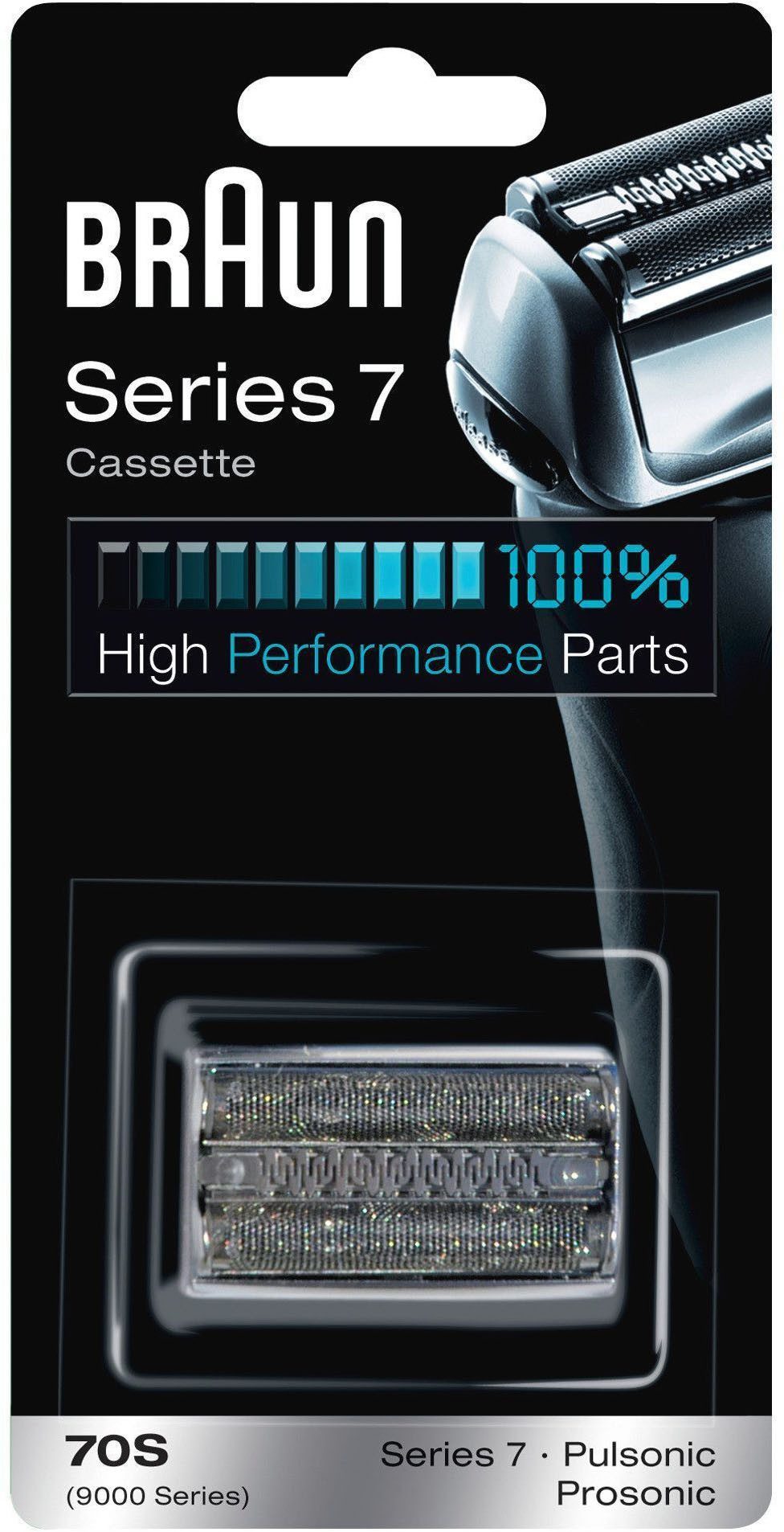 Braun Ersatzscherteil Series 7 70S, kompatibel mit Series 7 Rasierern