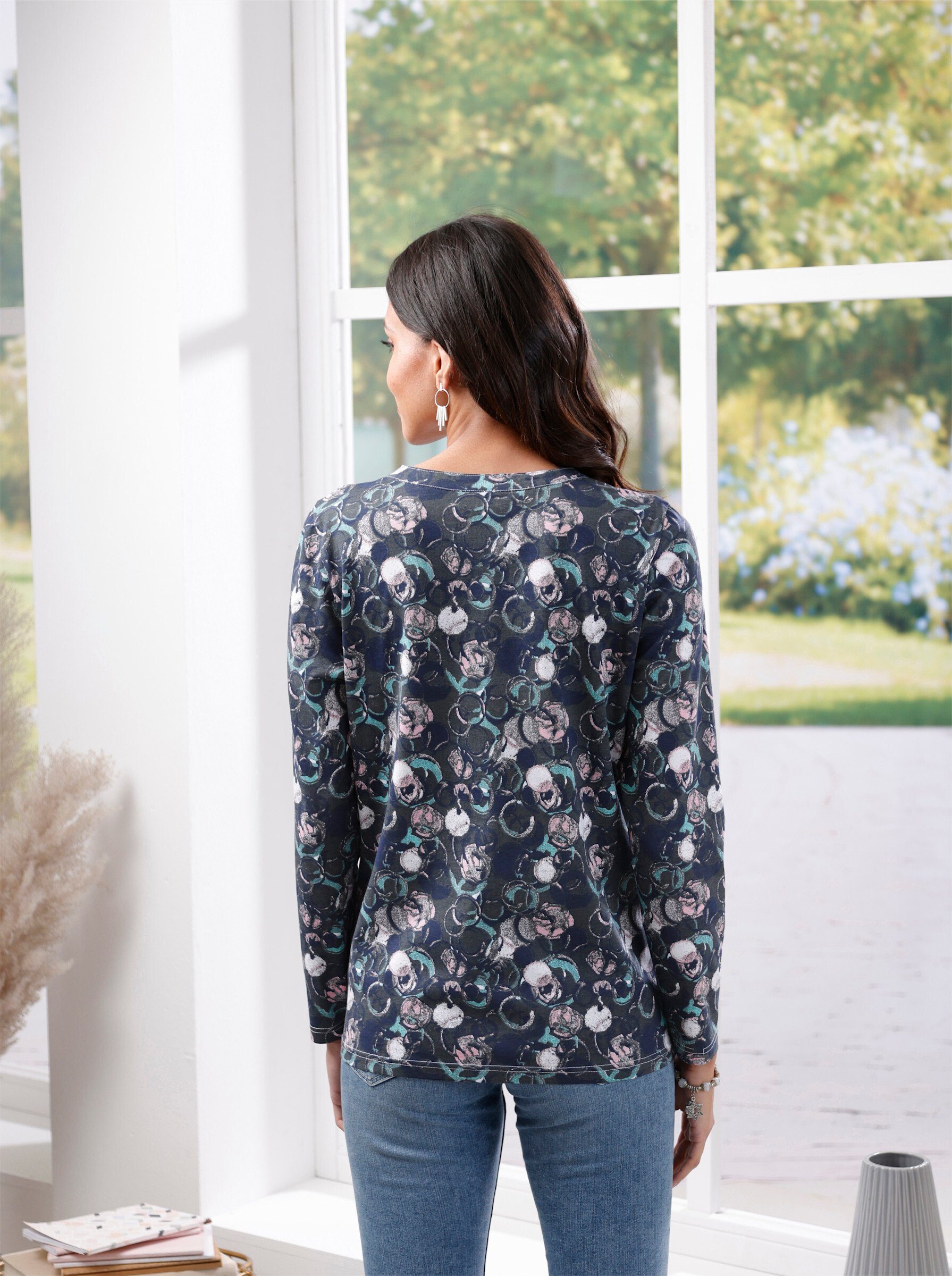 Sieh an! T-Shirt Langarmshirt . günstig online kaufen