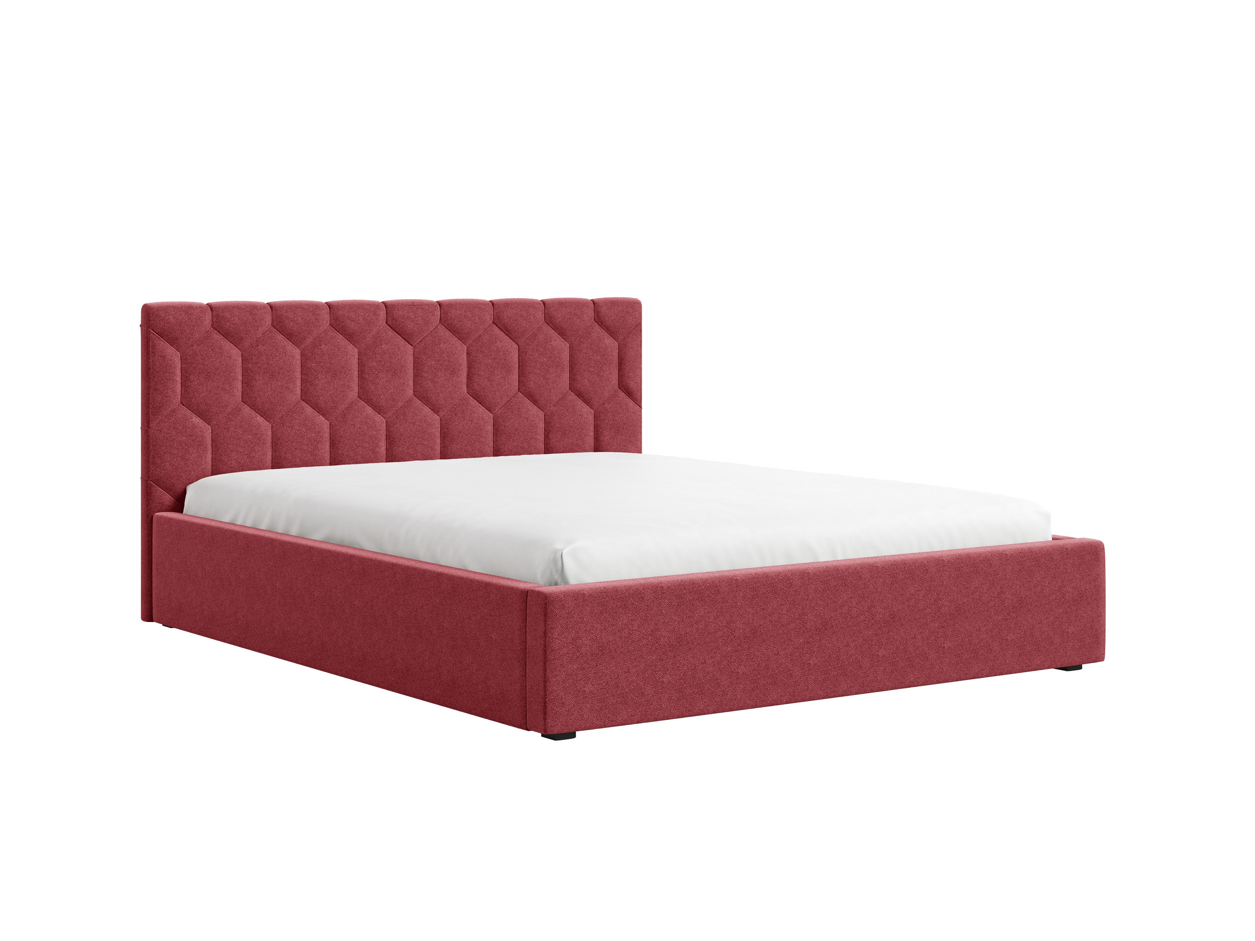 MOEBLO Polsterbett Bett 02 (aus Samt, Doppelbett mit gepolstertem Kopfteil, Bettkasten & Lattenrost, modernes Design mit Stauraum), (BxHxT): 158/178/198 x 95 x 220 cm