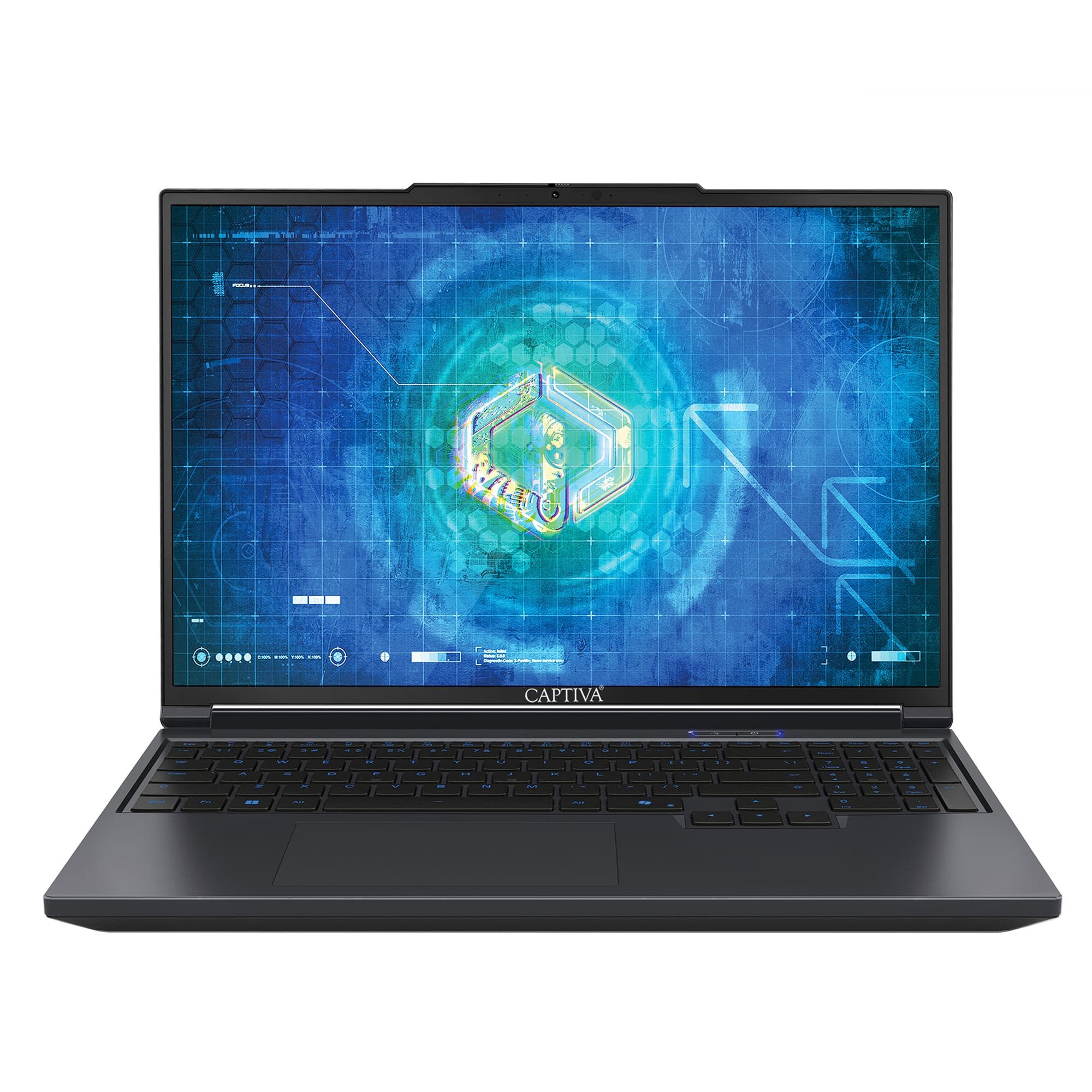 CAPTIVA Highend Gaming I10-1110GE Notebook (40.6 cm/16 Zoll, INTEL Core i9 14900HX, NVIDIA GeForce RTX 5070 Ti, 32 GB, 2000 GB SSD, WLAN & Bluetooth, Tastatur: DE Layout, Windows 11 Pro)