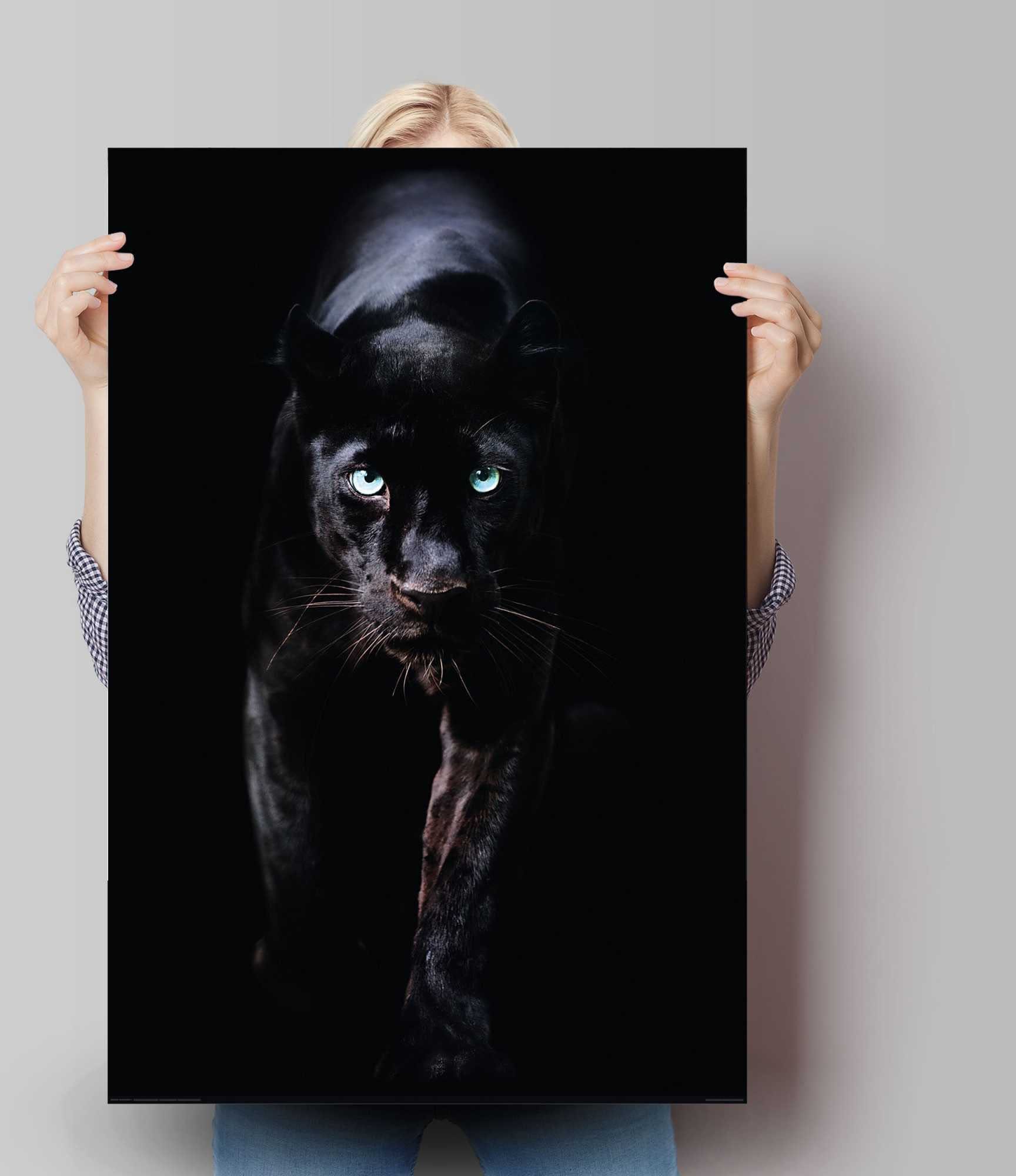 Poster Tiere (1 St) Poster Reinders! Panther, Schwarzer