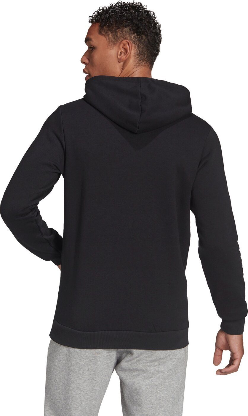 Kapuzensweatshirt adidas LIN M Sportswear BLACK/WHITE FL HD