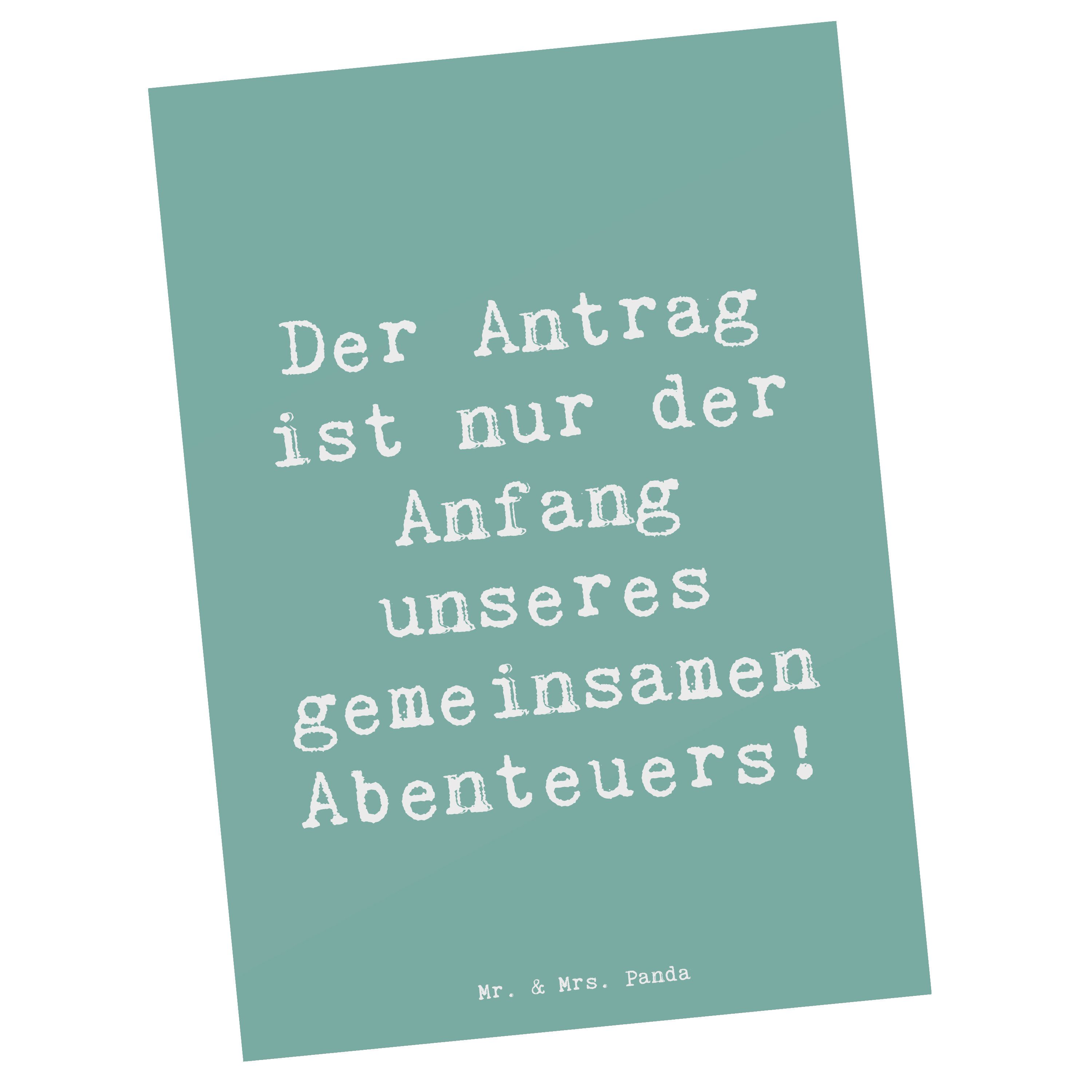 Postkarte Heiratsantrag Abenteuer - Meeresbrise - Geschenk, emotionale Reise, E
