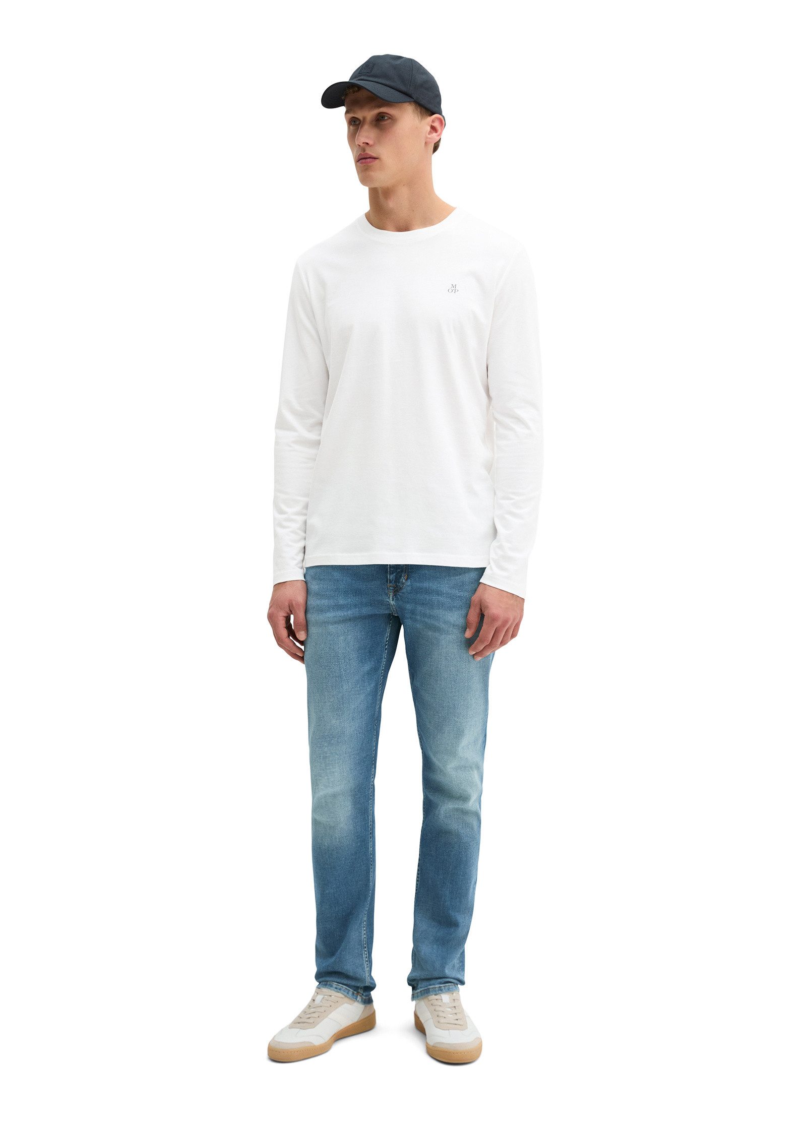 Marc O'Polo Langarmshirt aus reiner Bio-Baumwolle