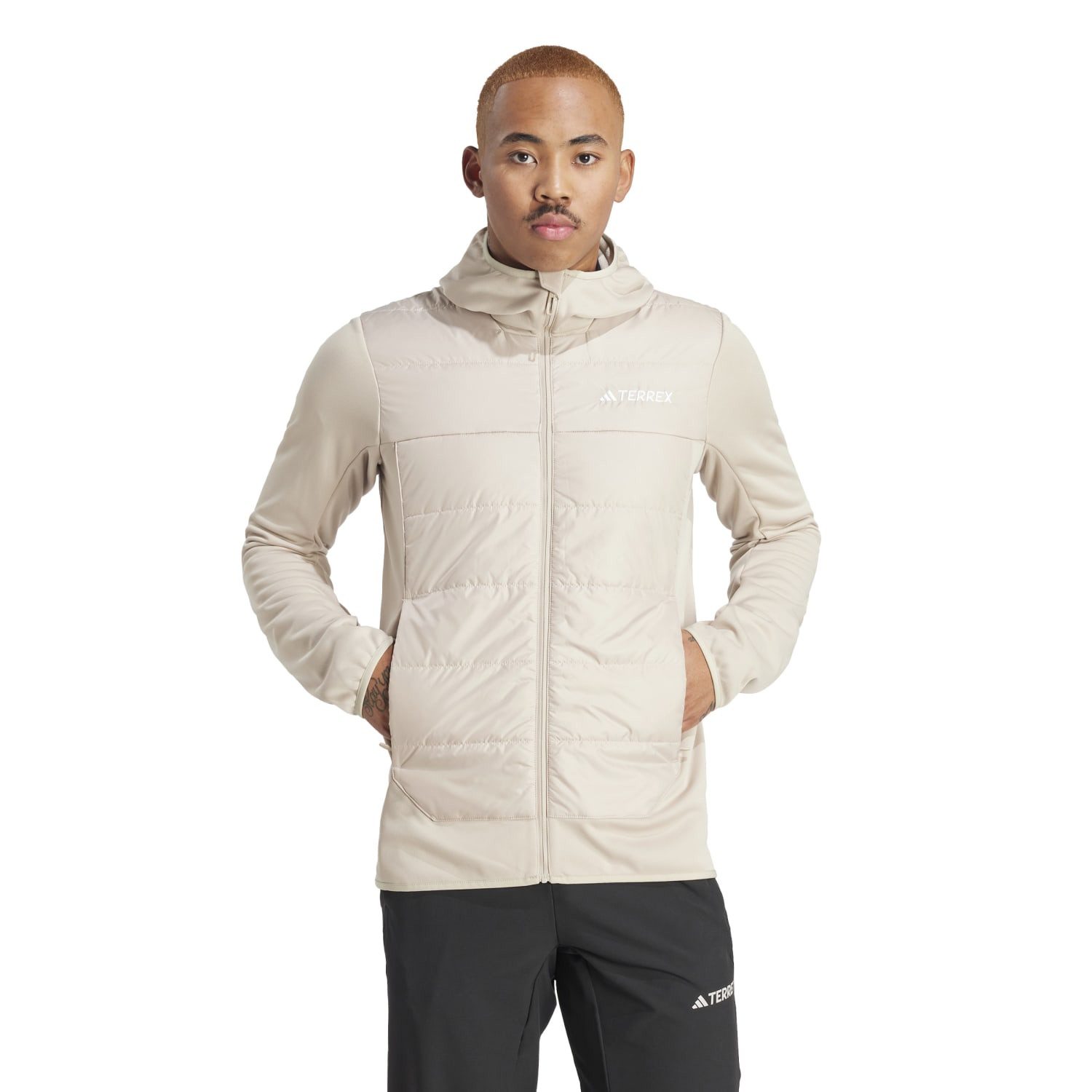 adidas Performance Hybridjacke Terrex Multi Hybrid Insulated (atmungsaktiv) beige Herren